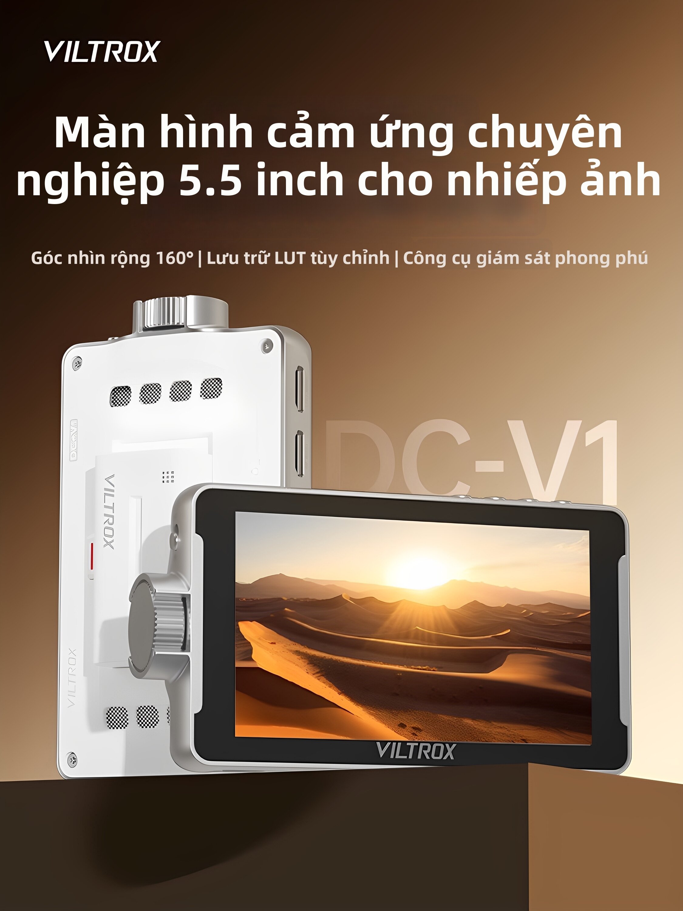 Viltrox | Touchscreen 4K HDMI Monitor 5.5 inch Giá 3,979,000 Đồng*Miễn phí vận chuyển