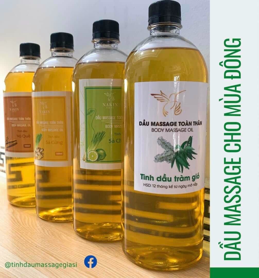 COMPO DẦU MASSAGE 1000ML (5 CHAI)