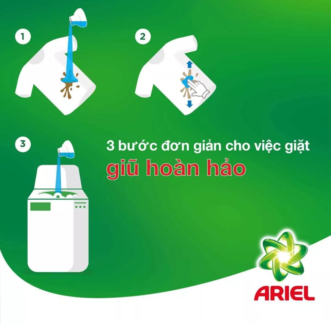 Bột Giặt Ariel Chuyên Dụng 8.5kg