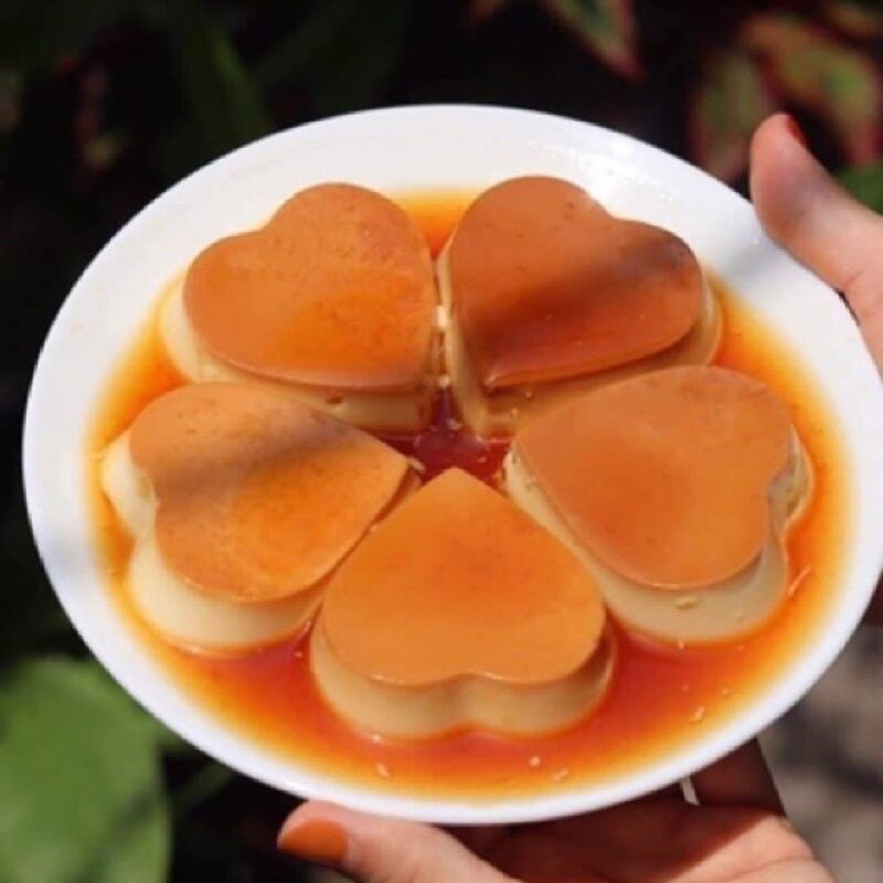 combo 50 hủ làm bánh plan tim có nắp