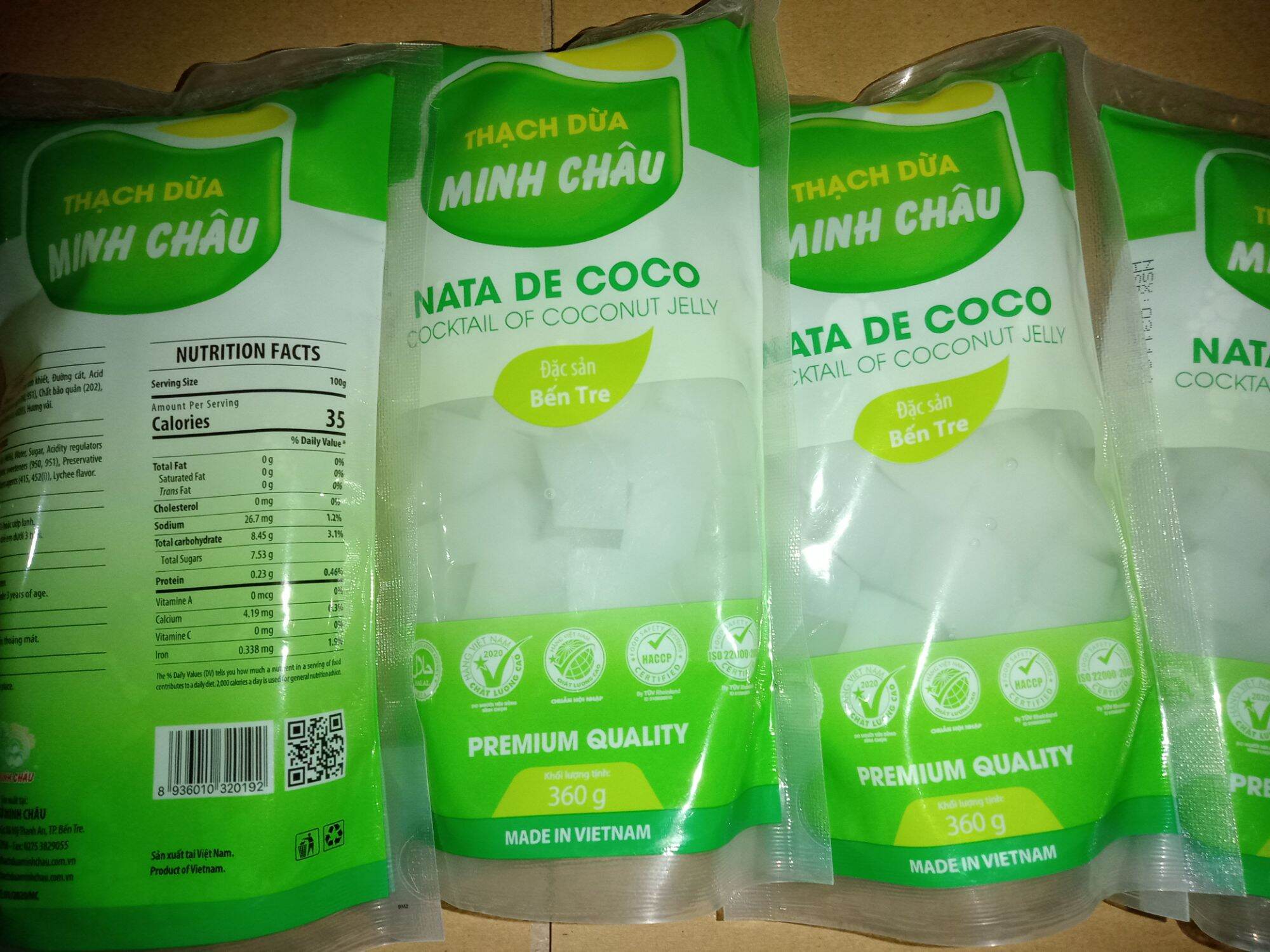 360g thạch dừa Minh Châu