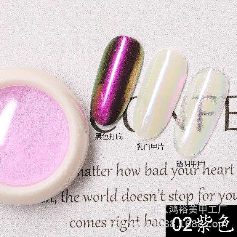 Set tráng gương ngọc trai trang trí móng