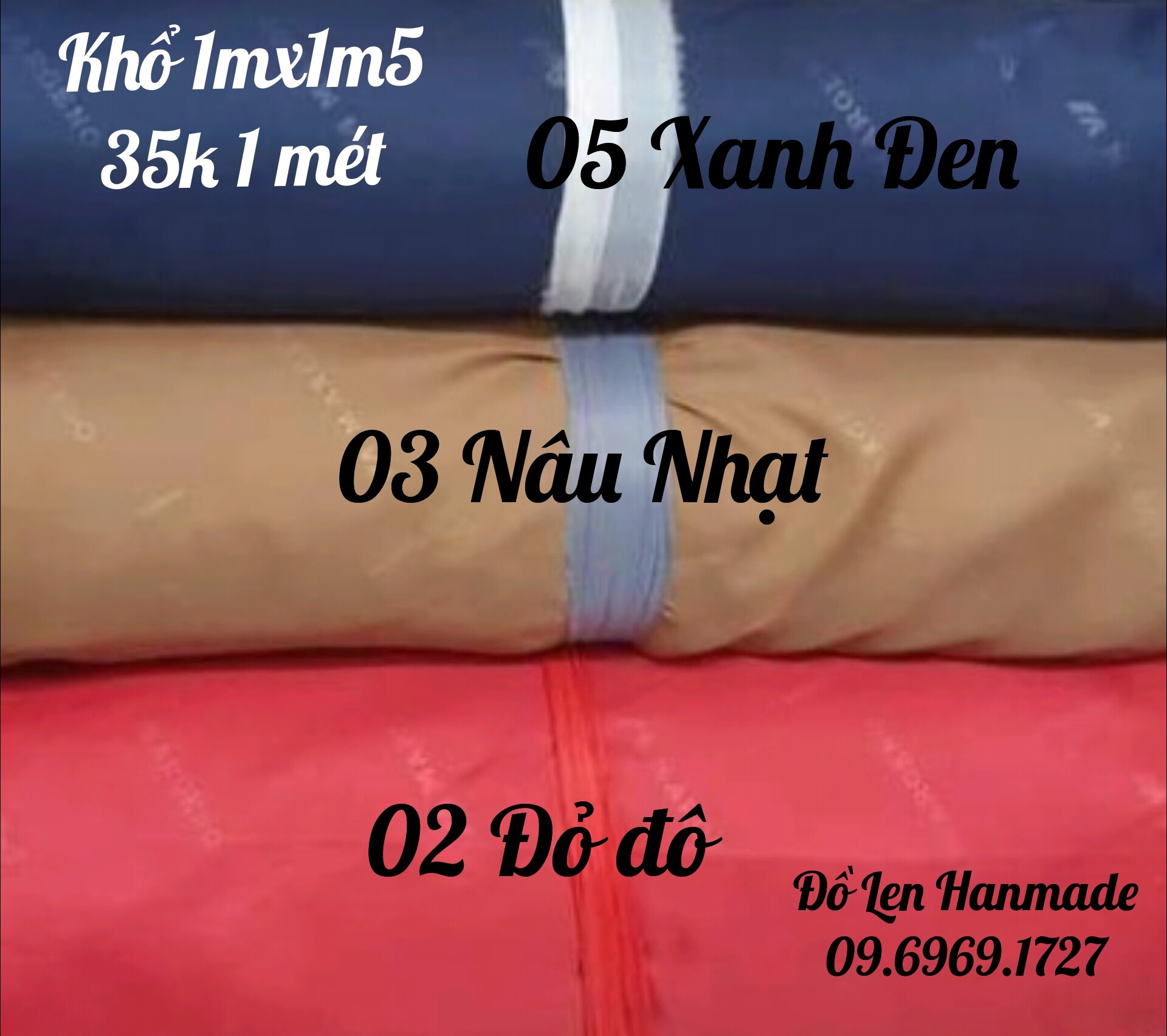 Vải lót túi cao cấp khổ 1mx1m5