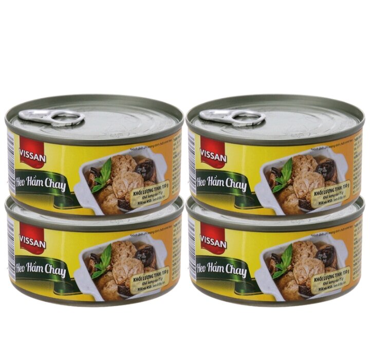 Combo 4 hộp heo hầm chay 150g vissan date 2027
