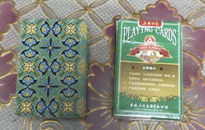 Bài Tây 52 lá PLAYING CARD - XANH LÁ