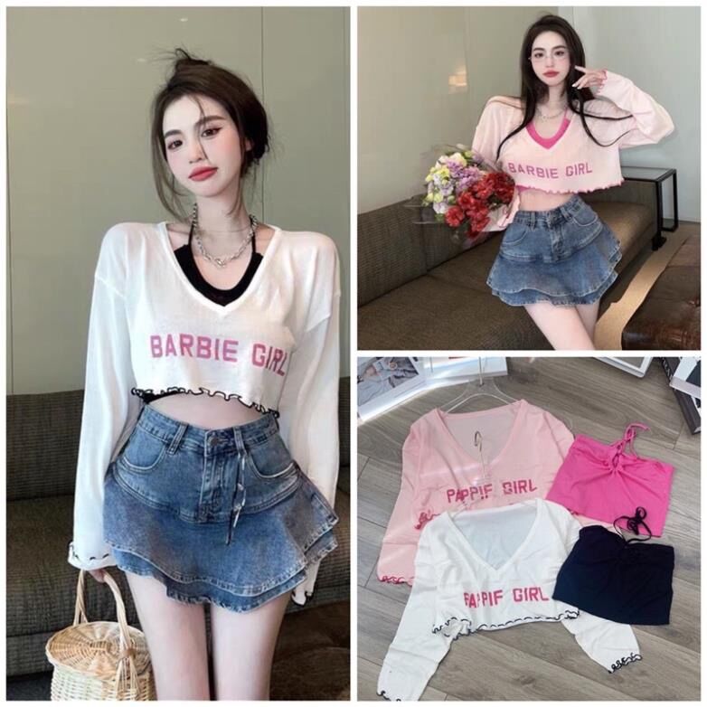 Set áo cặp barbie girl boong store g8