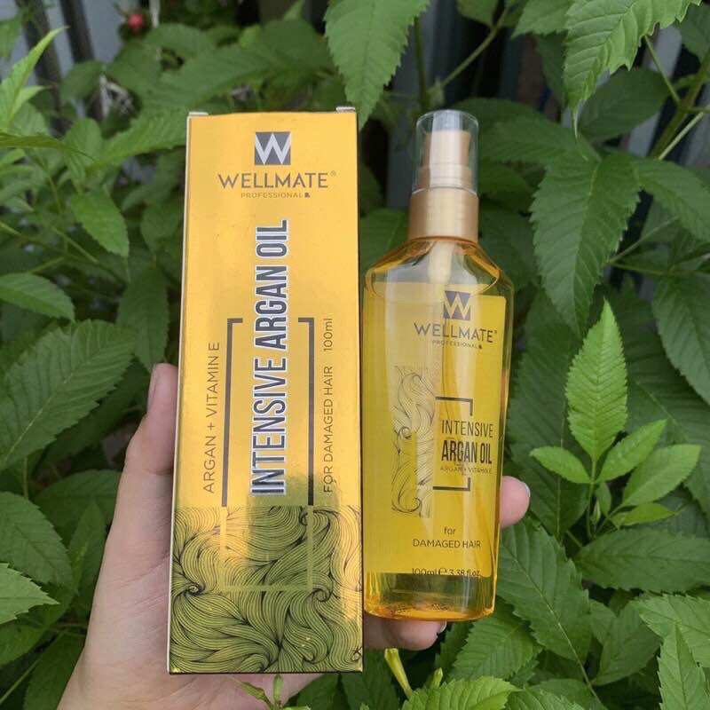 [HCM]TINH DẦU PHỤC HỒI TÓC WELLMATE KERATIN ARGAN OIL 100ml