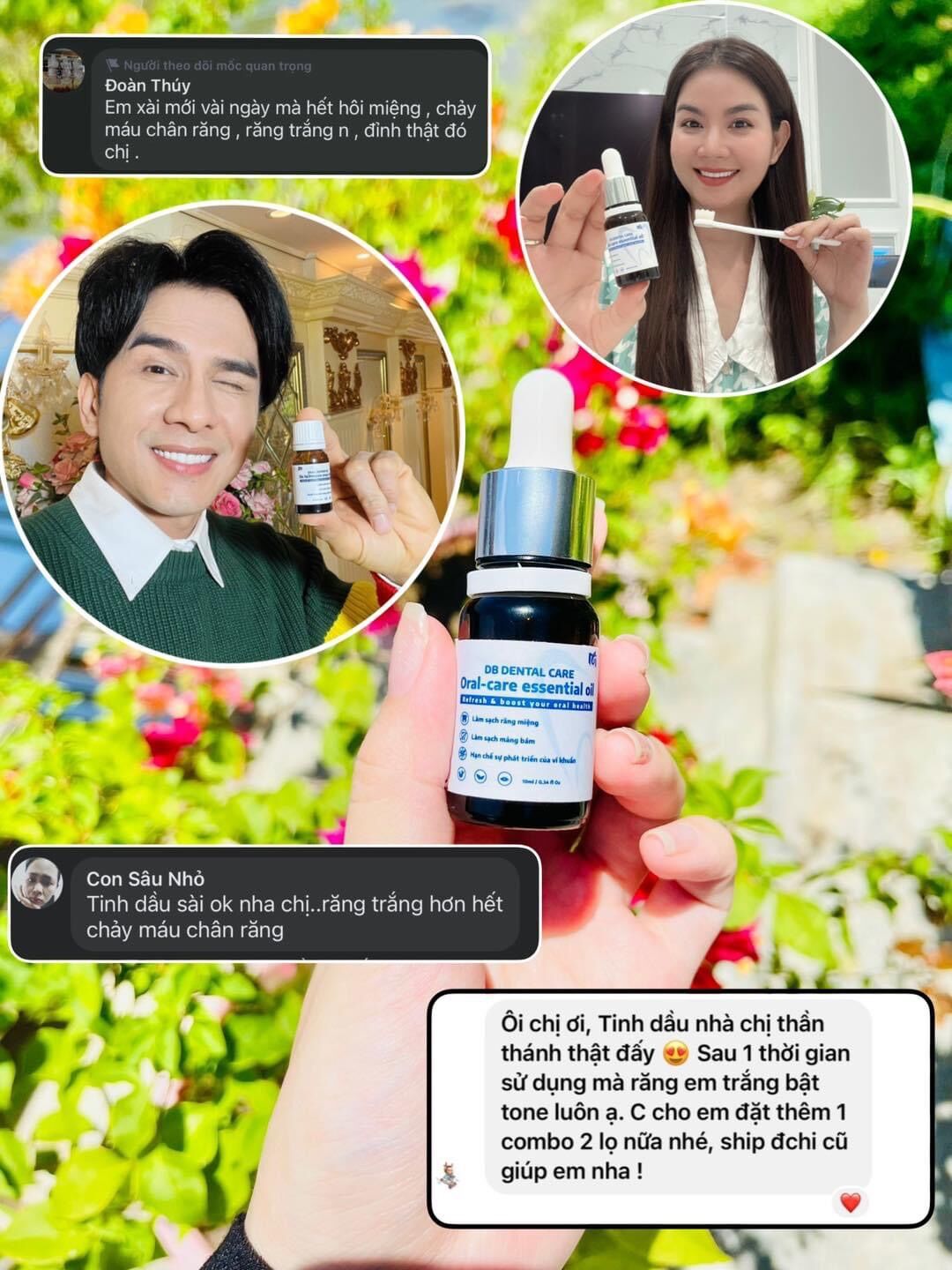 Tinh dầu răng miệng DB Dental Care 10ml [combo 2 lọ]