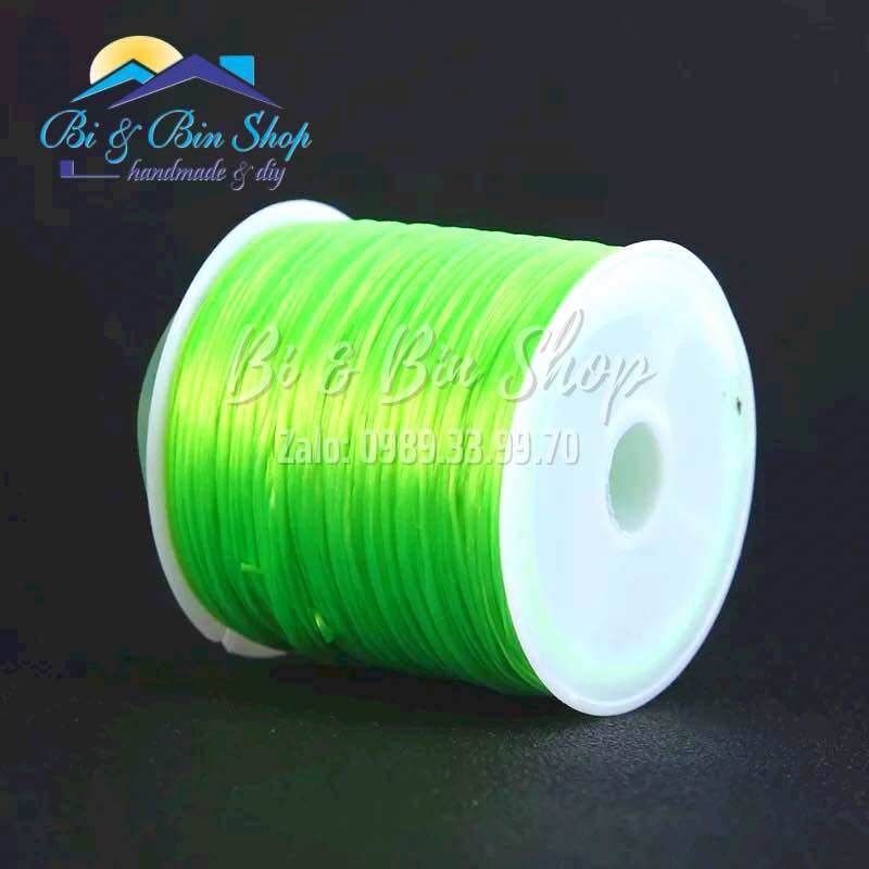 [HCM]Dây Cước Thun Lụa Co Giãn Nhiều Màu Làm Vòng Đeo Tay