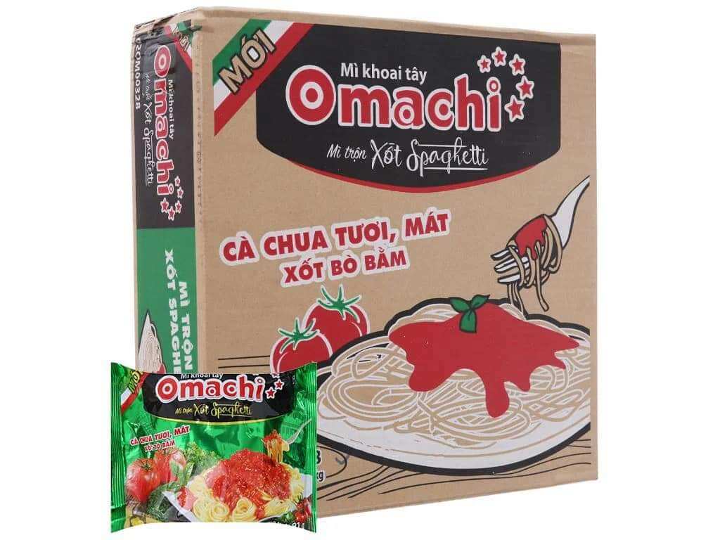 mì omachi xốt spaghetti (30 gói ×90g)