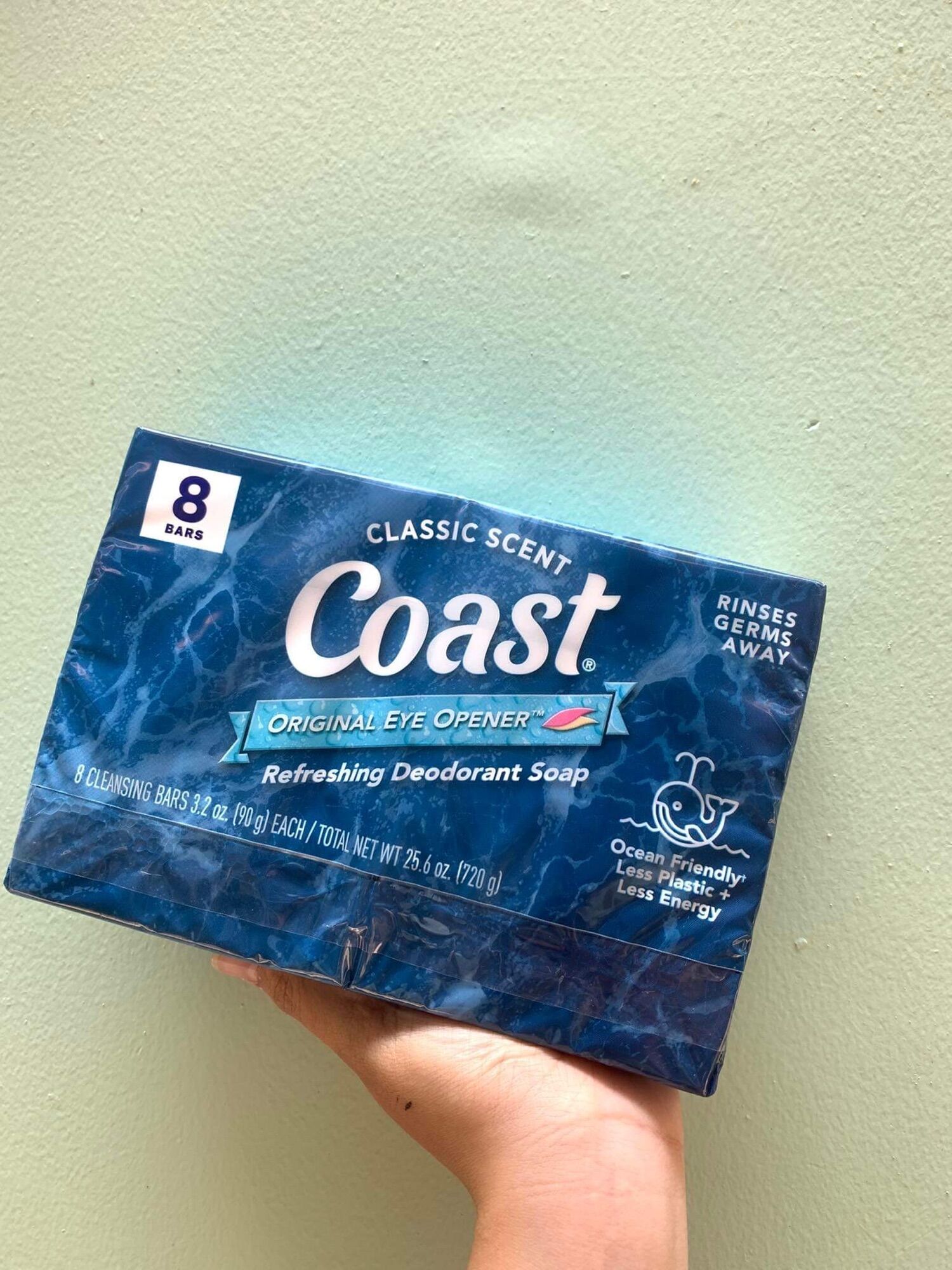 Xà bông Coast Usa - 1 lốc 8 cục