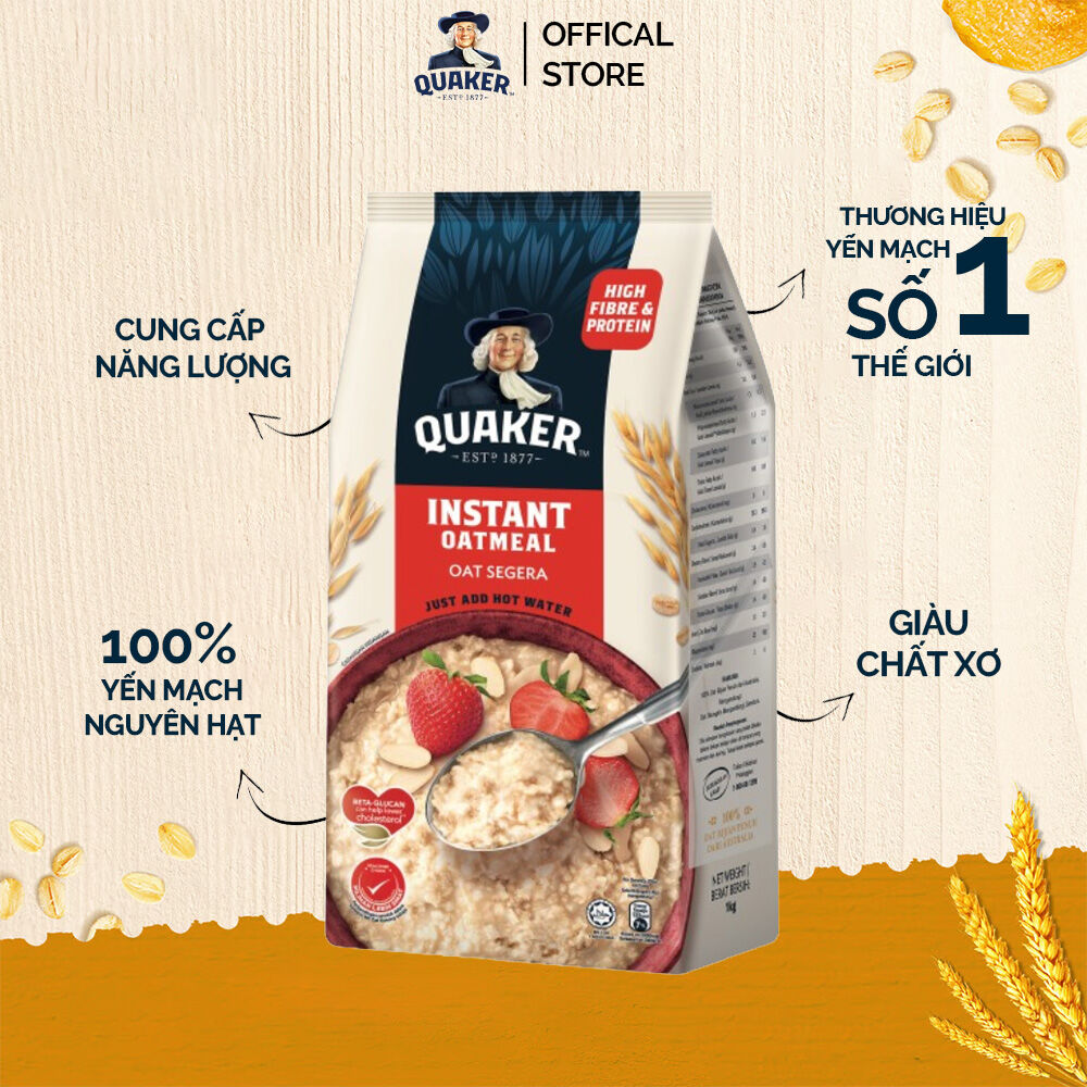 [ƯU ĐÃI 3.3-5.3] Combo 2 Yến Mạch Ăn Liền Quaker 300gr