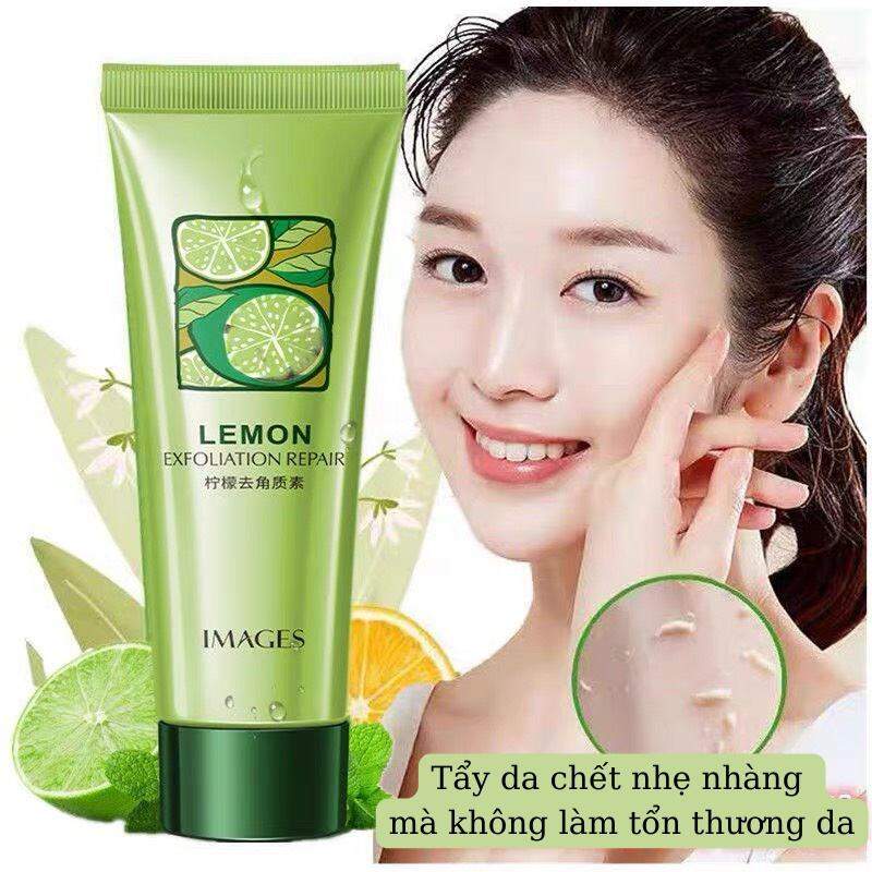 Gel tẩy da tế bào chết da mặt chiết xuất chanh tươi thiên nhiên 120ml
