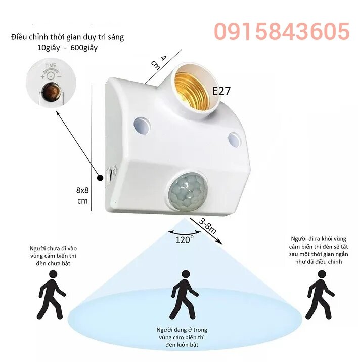 Đui đèn cảm ứng DCOM