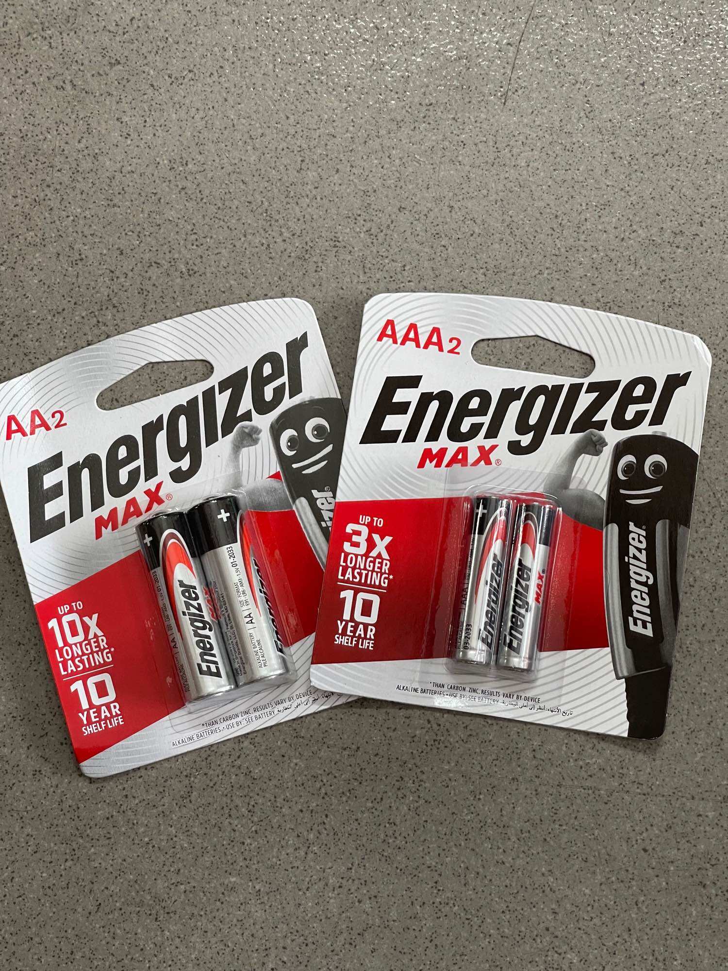 SỈ Vỉ 2 viên Pin Energizer AA và AAA MAX LR6 (Pin tiểu)
