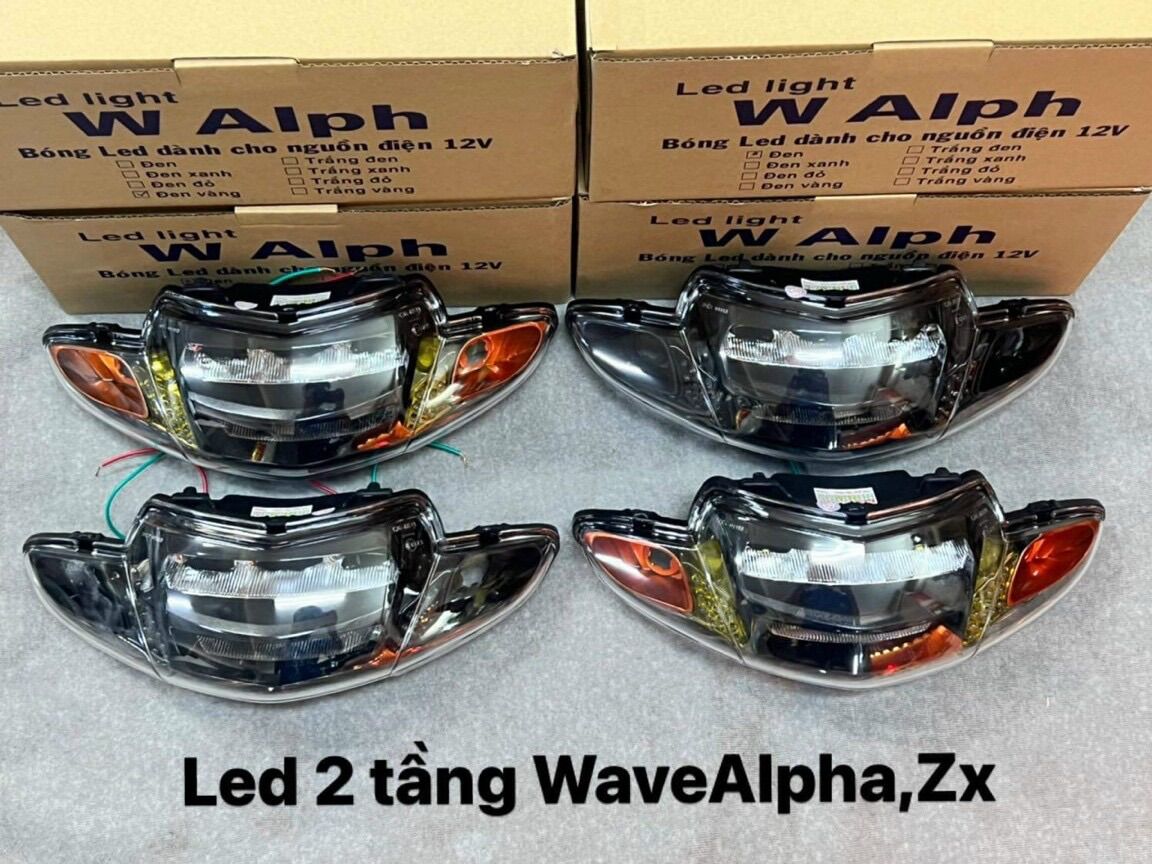 Pha đèn 2 tầng Wave anpha ZX Light Chính Hãng