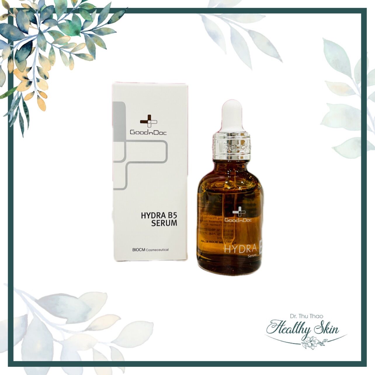 [HCM]SERUM DƯỠNG ẨM-SÁNG DA GOODnDOC HYDRA B5 30ml