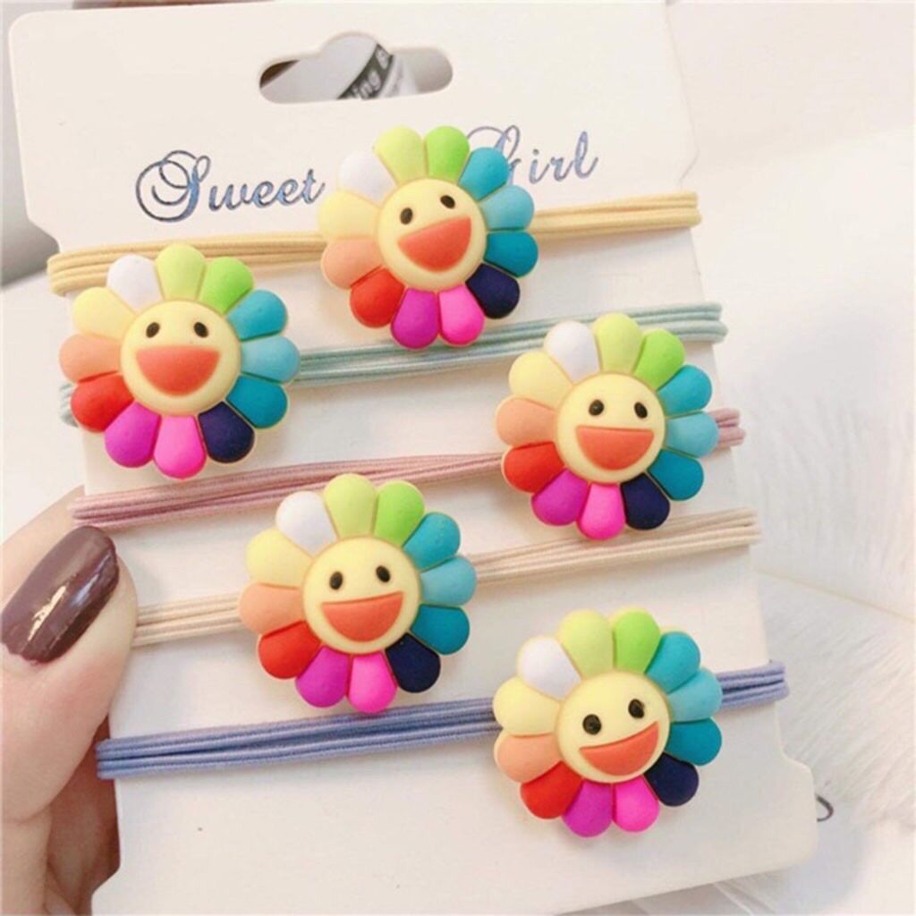 🌺 xả kho_ set 10 cột hoa mặt trời nhiều màu siêu chắc