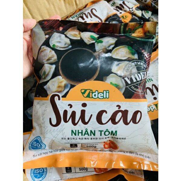 Sủi cảo nhân tôm videli