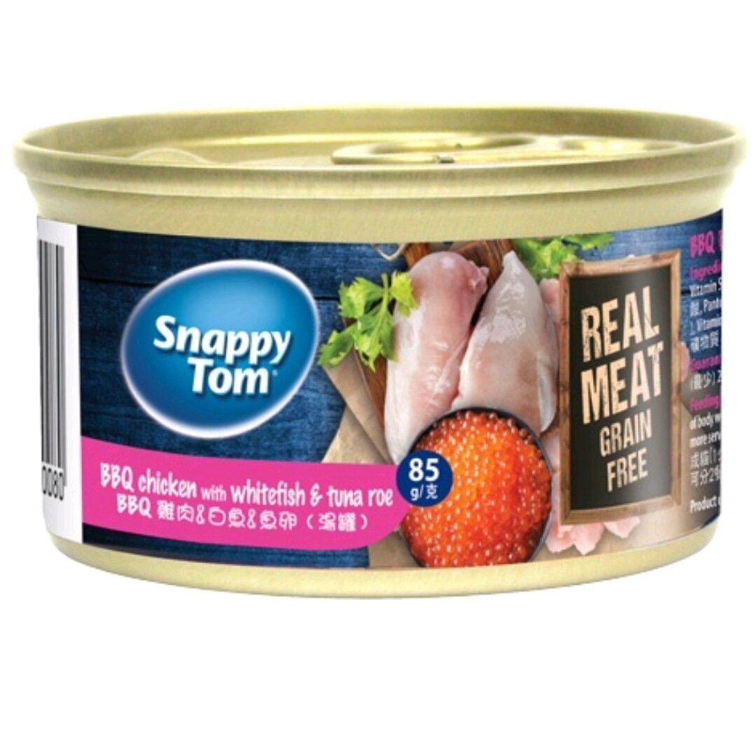 Pate Snappy Tom Premium-Pate Cho Mèo Mọi Lứa Tuổi (Lon 85g)