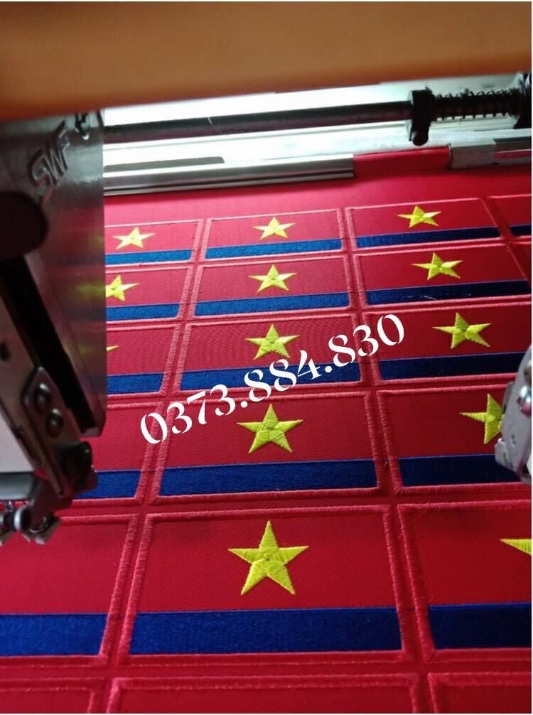 Cờ Việt Nam thêu sẵn - Cờ may võ phục