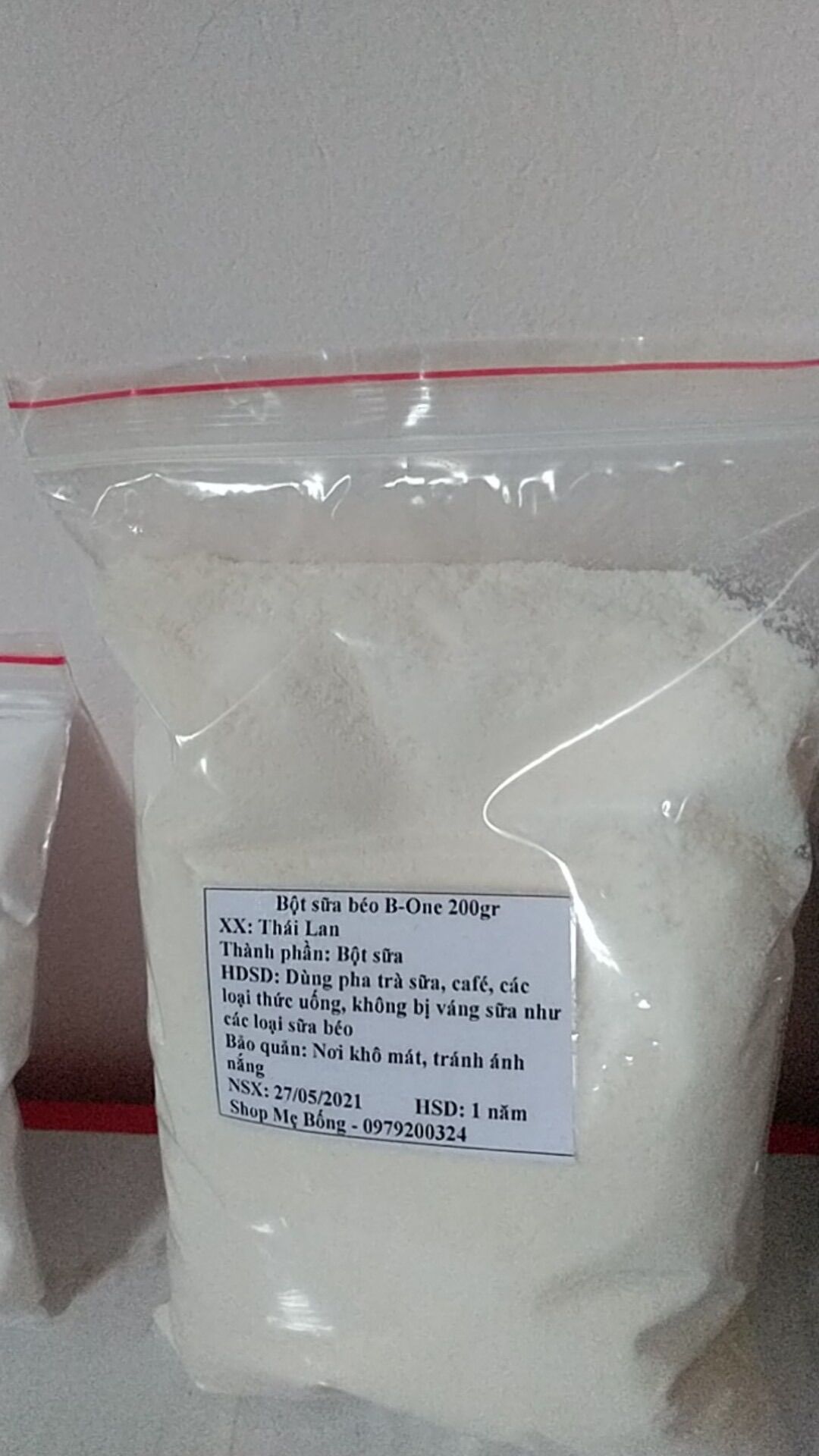 Bột kem béo Thái Lan B One chia lẻ 200g