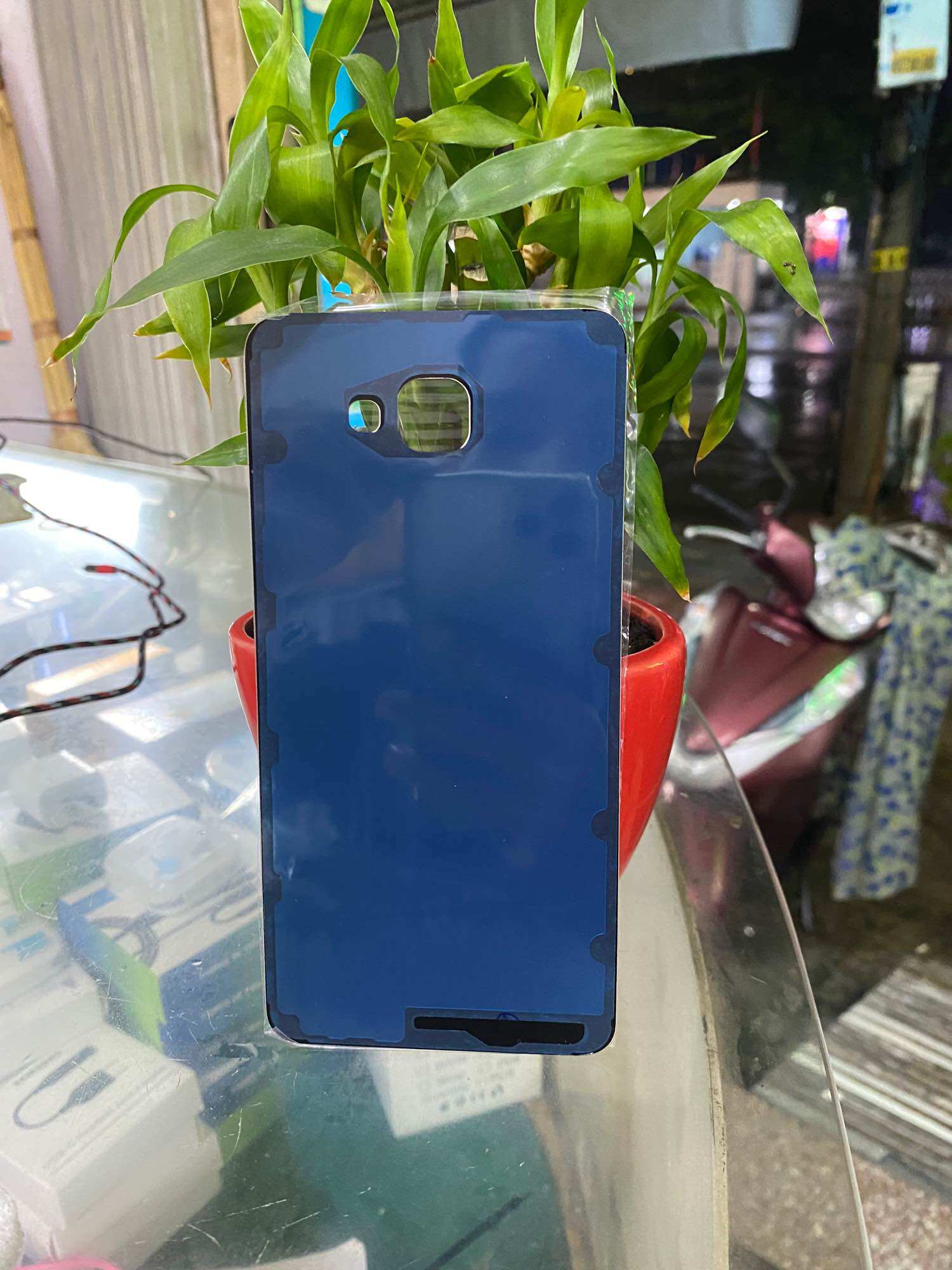 Nắp lưng  kính lưng Samsung A9 Pro A910 vàng(không kính cam)