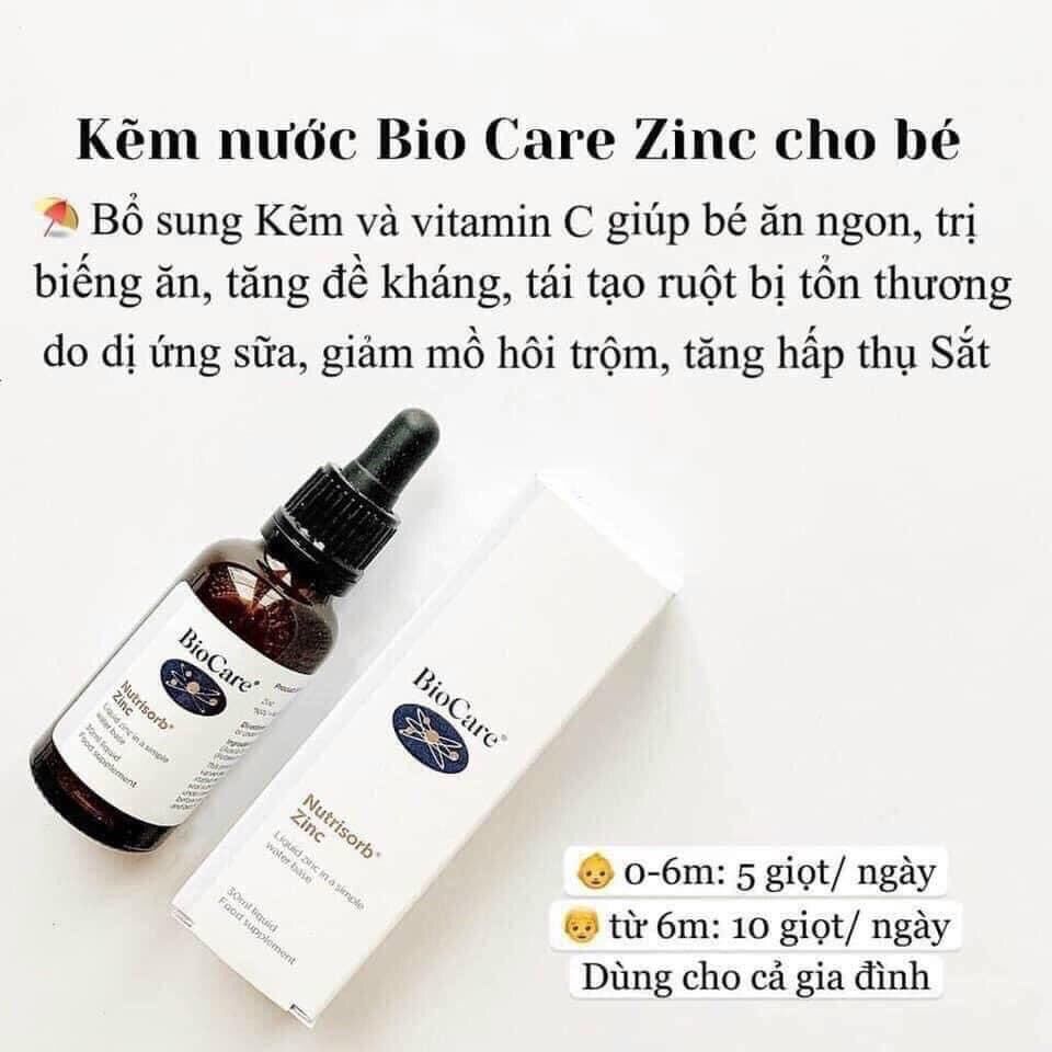 KẼM NƯỚC BIOCARE - Nội địa Anh