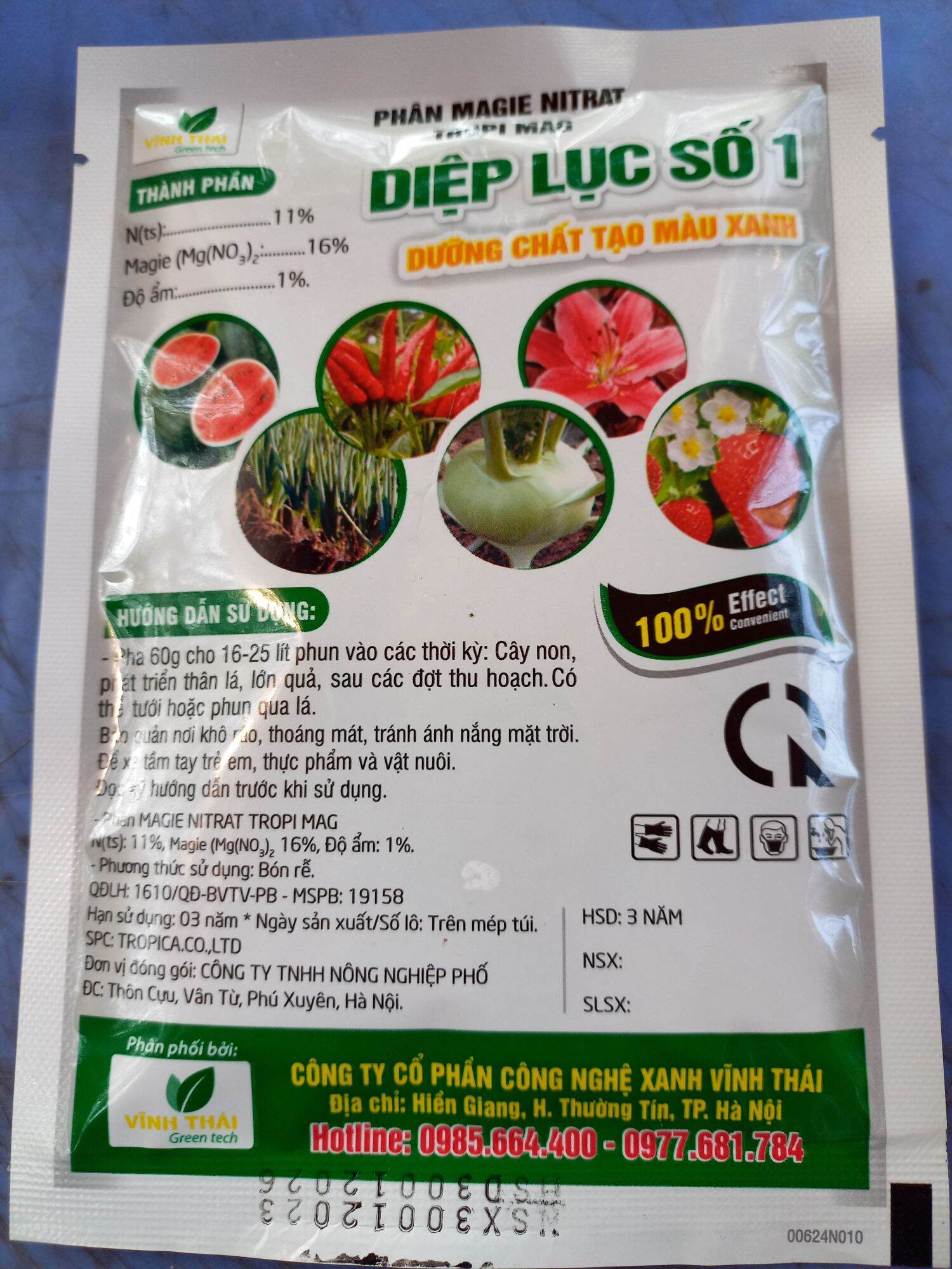 DIỆP LỤC SỐ 1 SIÊU BẬT CHỒI MẬP CỌNG,LỚN LÁ,BUNG ĐỌT ...GÓI 60G