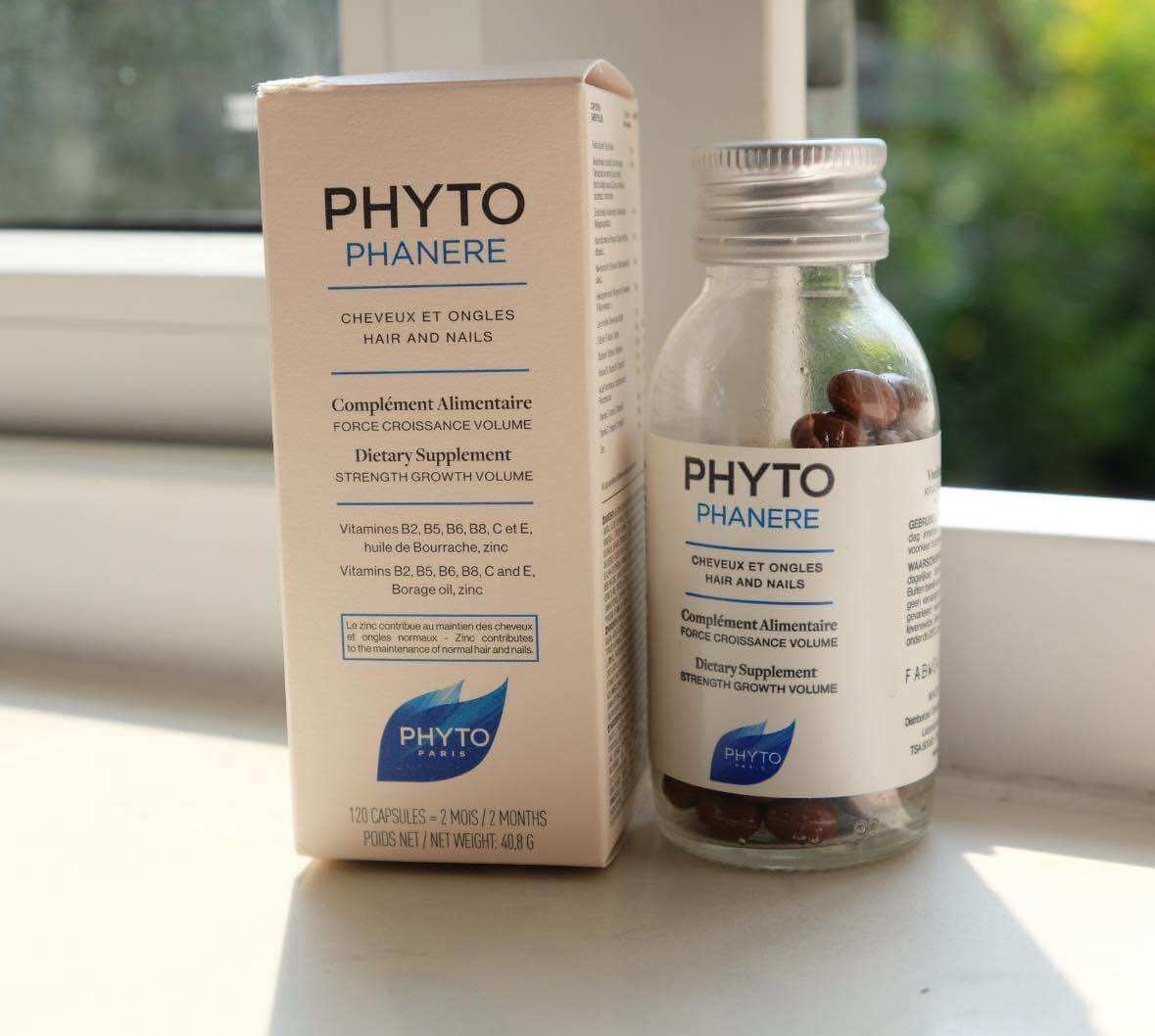 Viên uống ngăn ngừa rụng tóc phyto phanere, hộp 120 viên