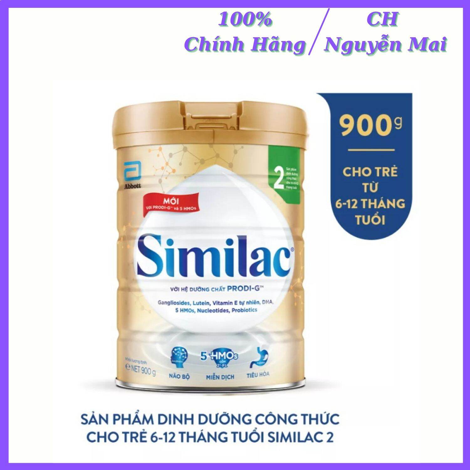 Sữa bột similac 2 - 900g