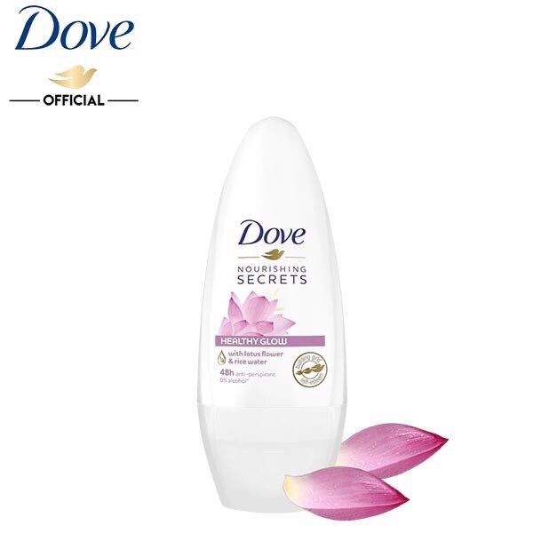 Lăn khử mùi dove healthy glow hương sen gạo 40ml