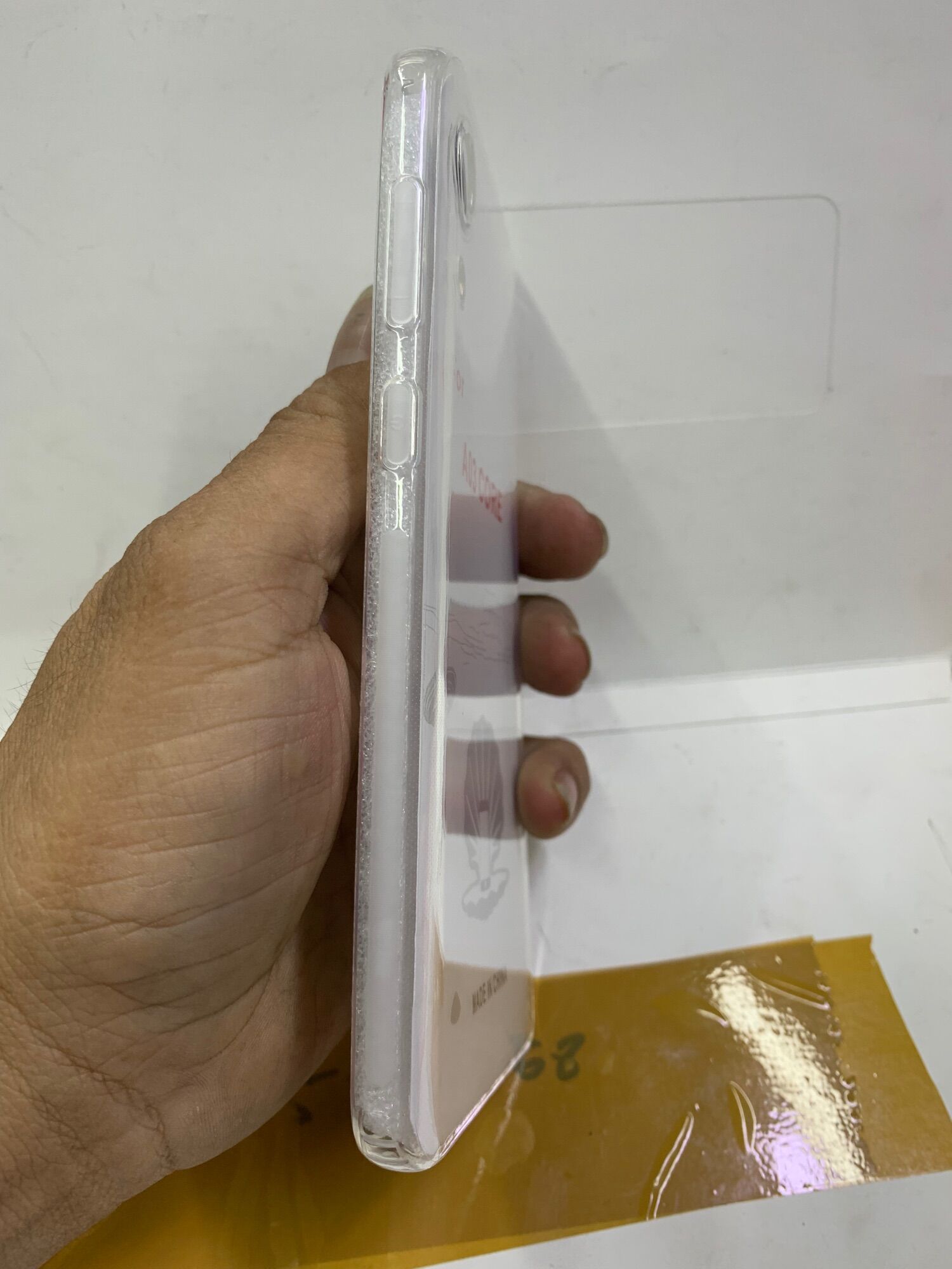 Ốp lưng Samsung Galaxy A03 Core dẻo lưng trong suốt