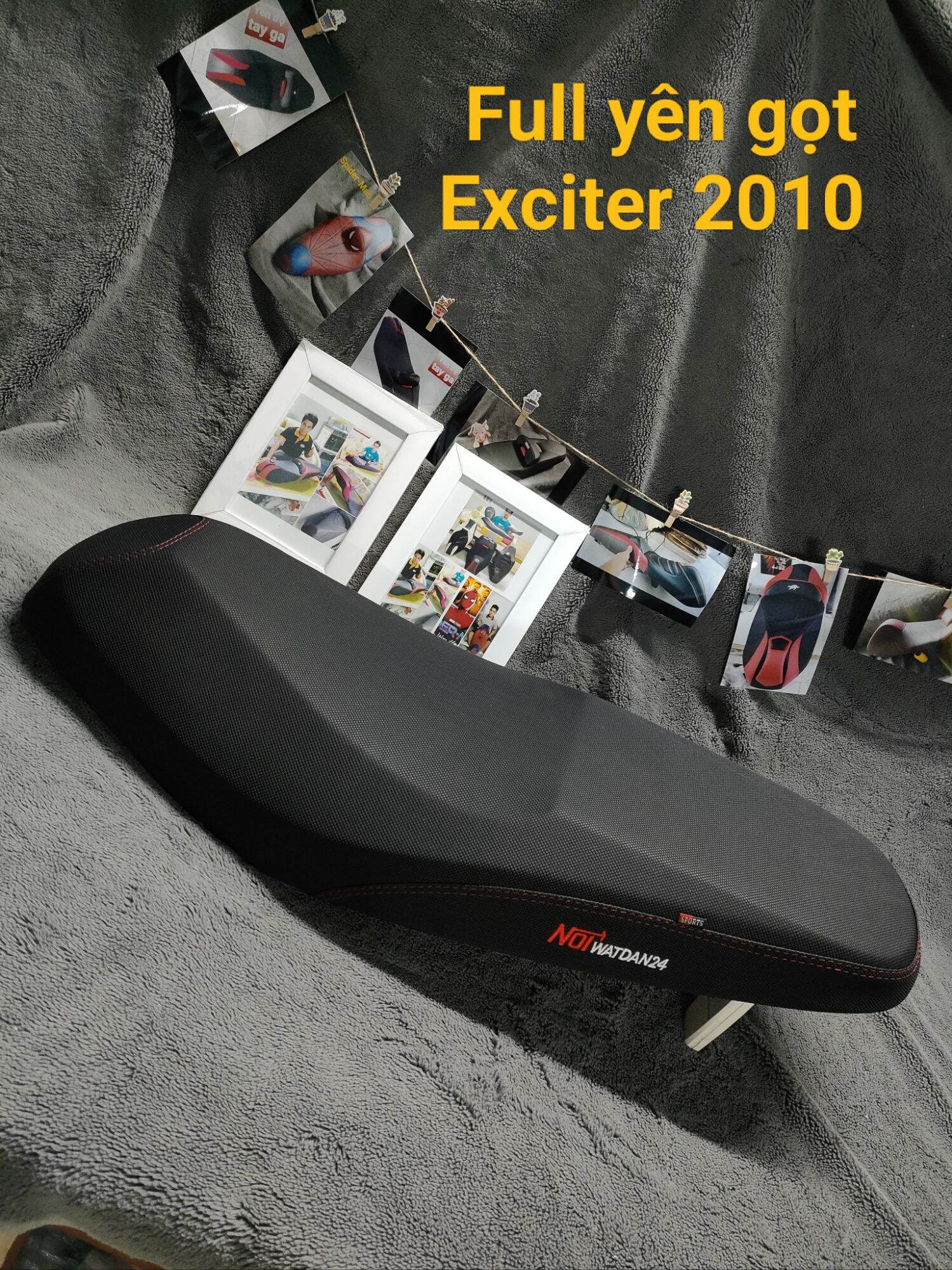 Yên xe Exciter 135cc (4 số - 5số)form gọt - loại tốt