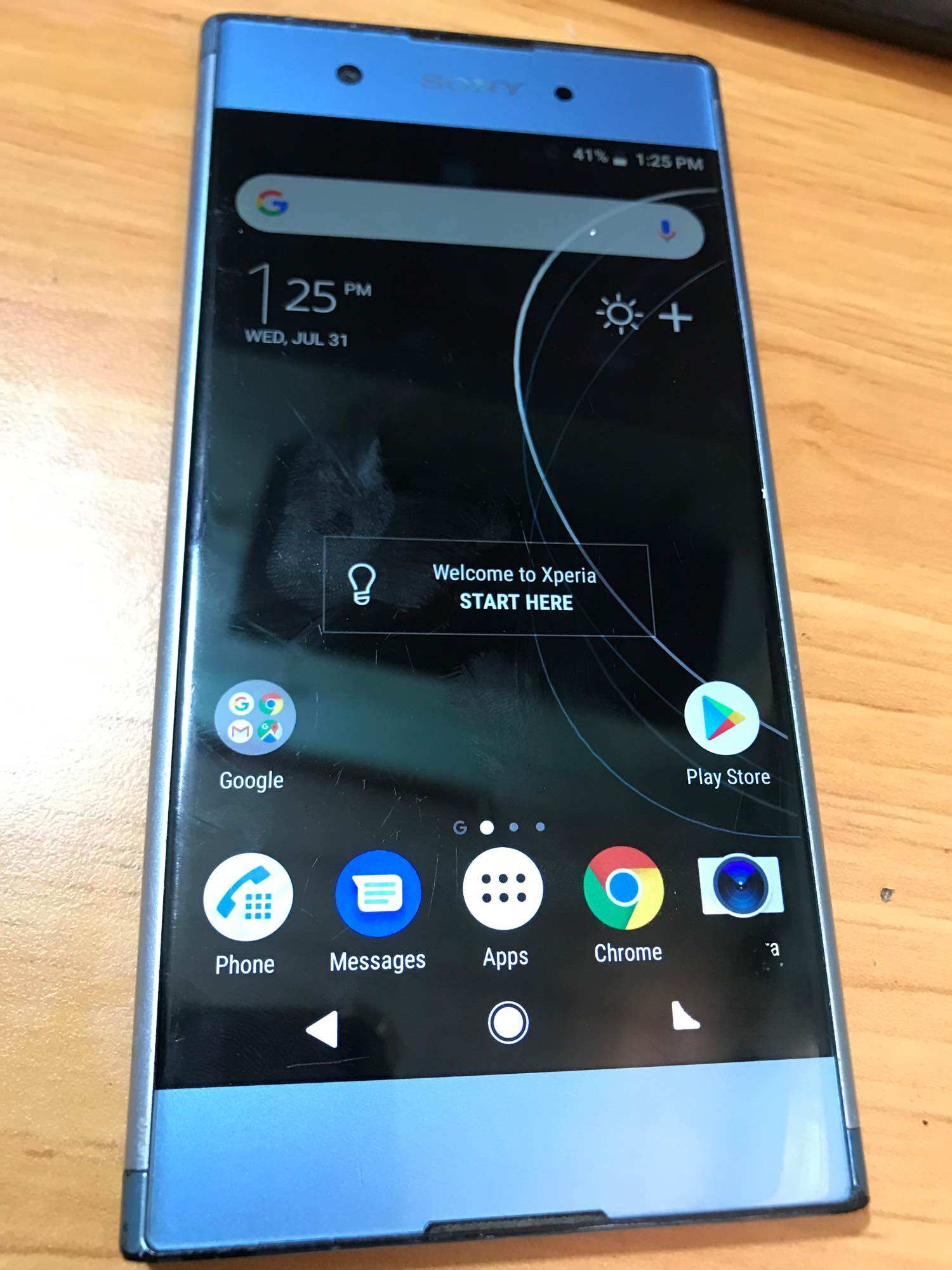 Sony xa1 plus cũ android 8 2 sim có 4g