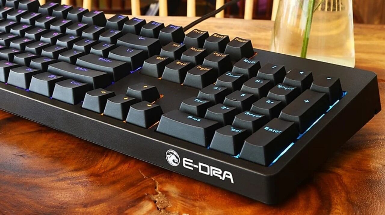 Bàn phím cơ E-Dra EK3104 red Switch led RGB