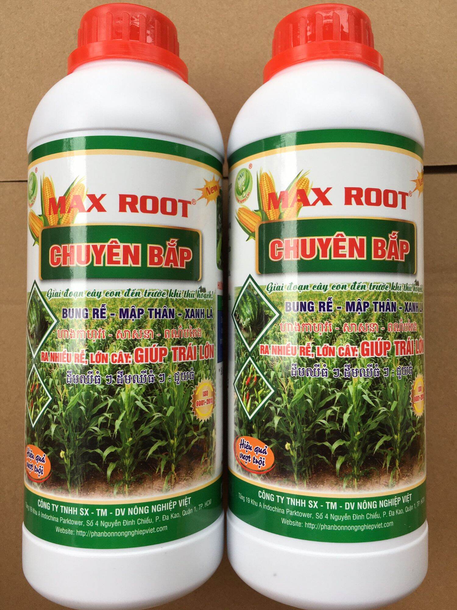 PHÂN BÓN MAX ROOT - BUNG ĐỌT RA RỄ BẮP CHAI 1L.