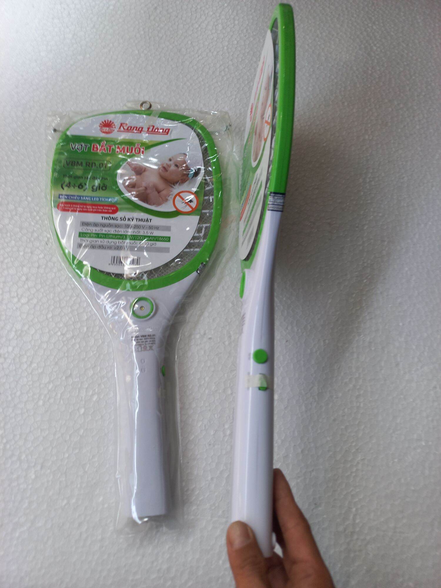 Vợt bắt muỗ điện tử Rạng Đông VBM RD . 01