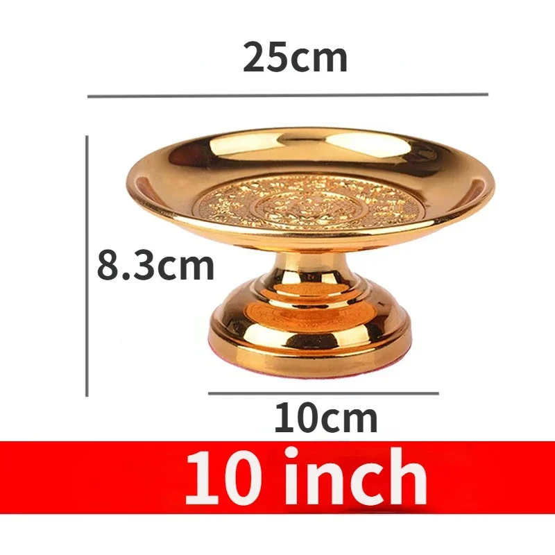 Đĩa Đựng Trái Cây Bằng Hợp Kim Có Thiết Kế Hình Hoa Sen Phật Quán Âm Cúng Dường Phật Giáo Bát/đĩa Bằng Đồng Nghệ Thuật Để Trang Trí Nhà Cửa