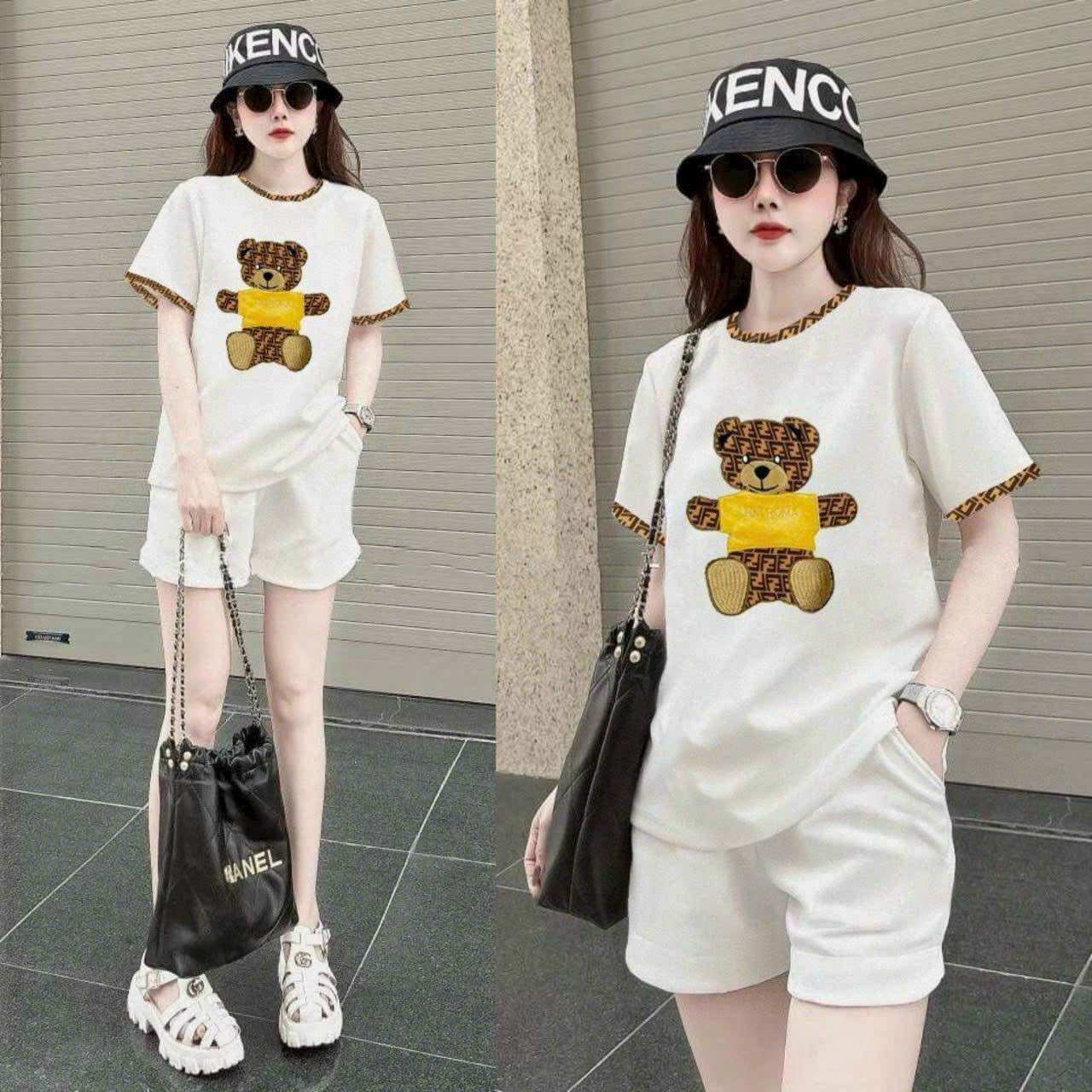 SÉT BỘ SHORT COTTON THÊU CAO CẤP