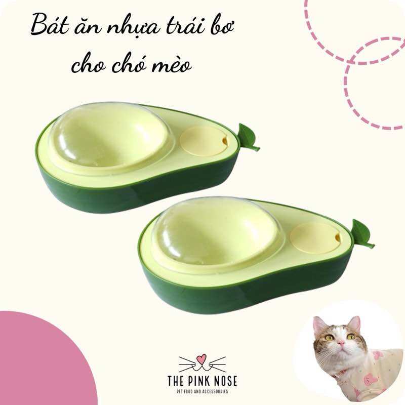 ✨✨ Bát ăn nhựa trái bơ cho chó mèo ✨✨
