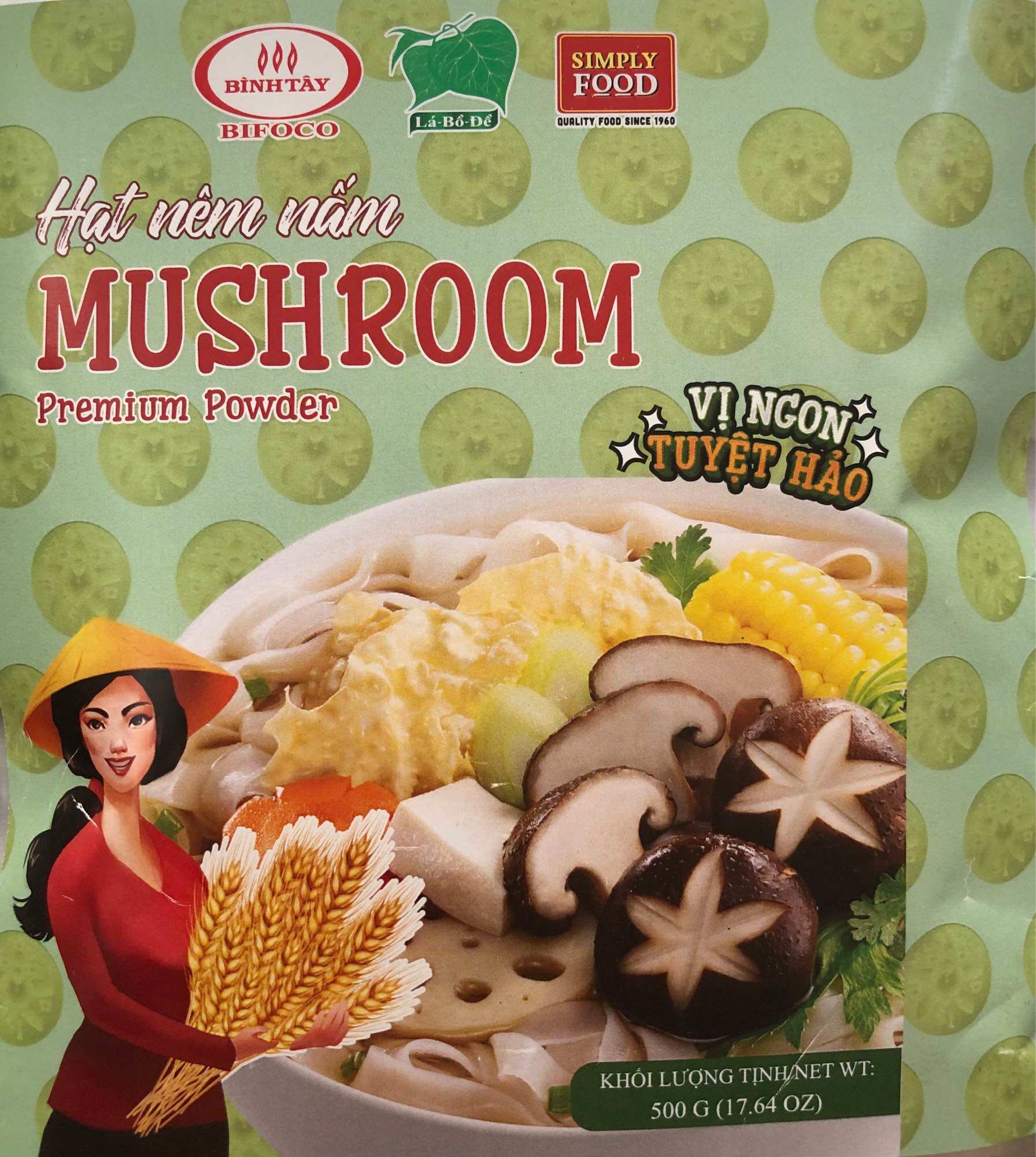 Hạt nêm chay nấm Đông Cô Lá Bồ Đề - Export Only