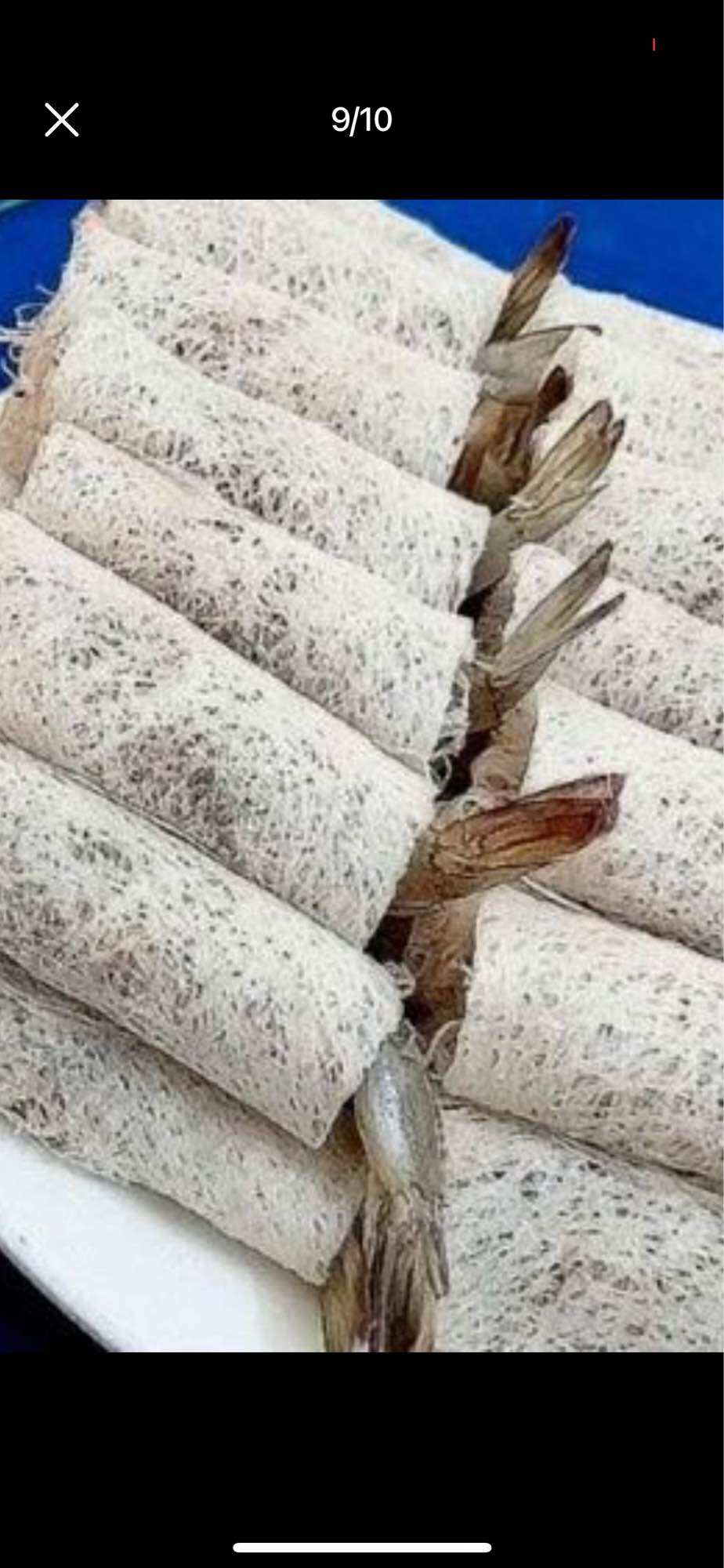 Bánh rế cuốn chả giò rế tuyệt ngon lắm ạ
