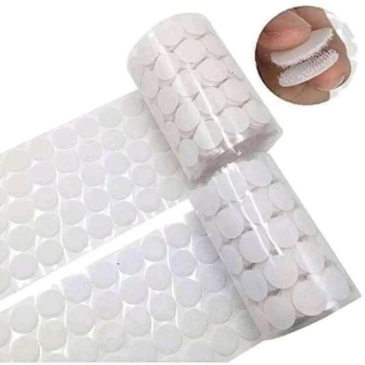  Sét 30 cặp Băng Dính Gai Velcro Tròn Khóa Nhám Có Sẵn Keo Dán Các Loại  Cặp   