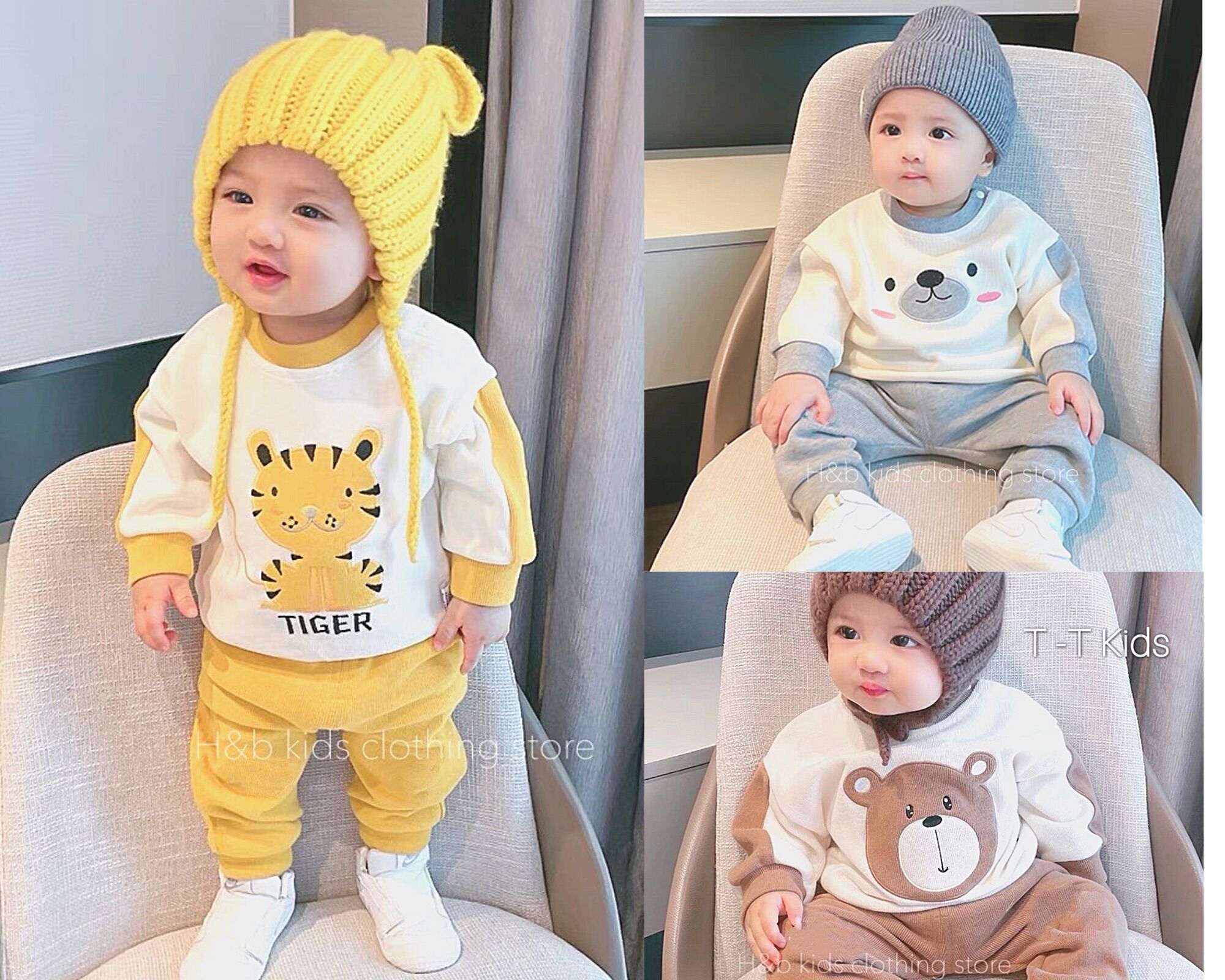 (Kho sỉ) bộ cotton da cá vải quảng châu mịn đẹp cho bé trai bé gái