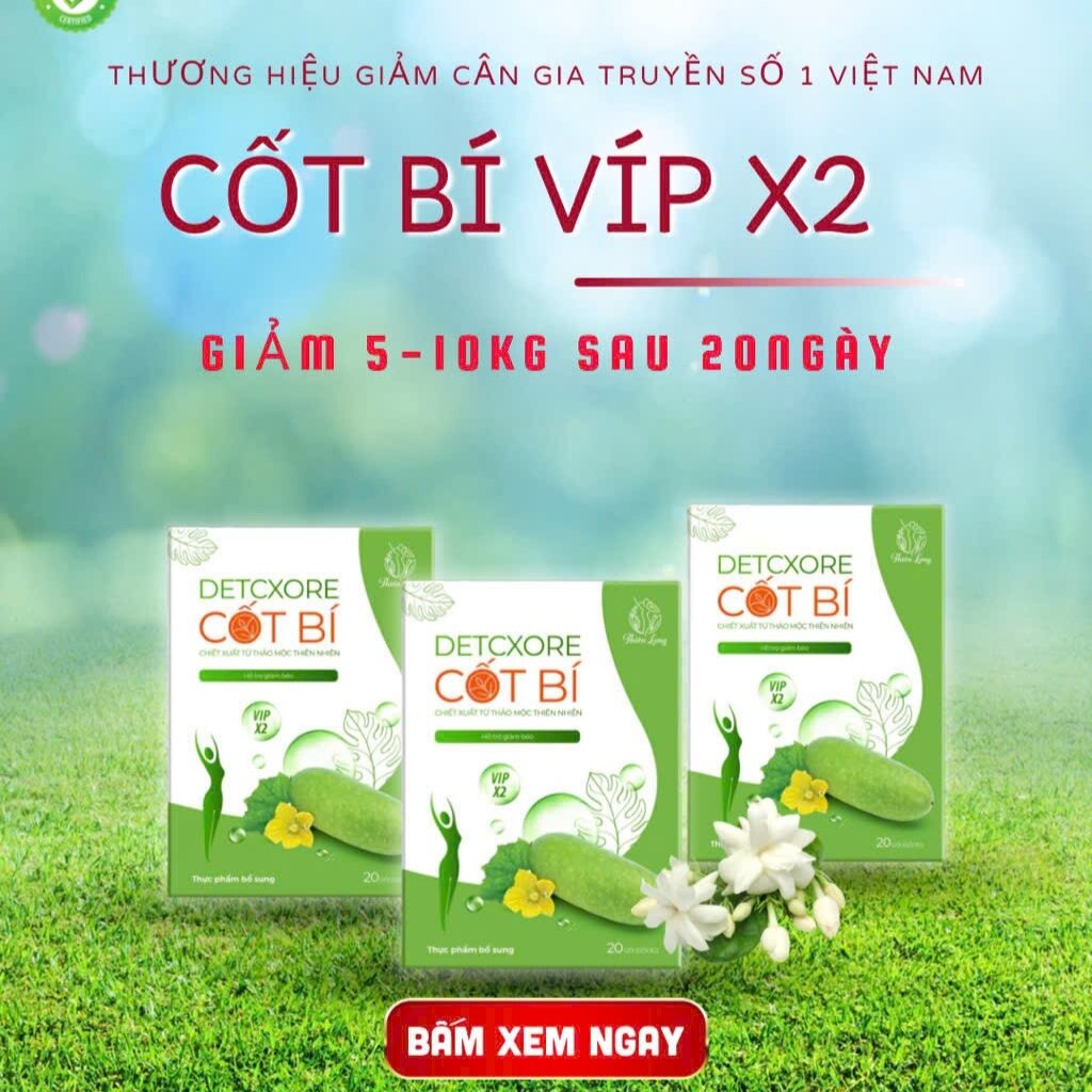 Trà Bí Đao Giảm Cân Thiên Long Vip 2 Hộp 20 gói