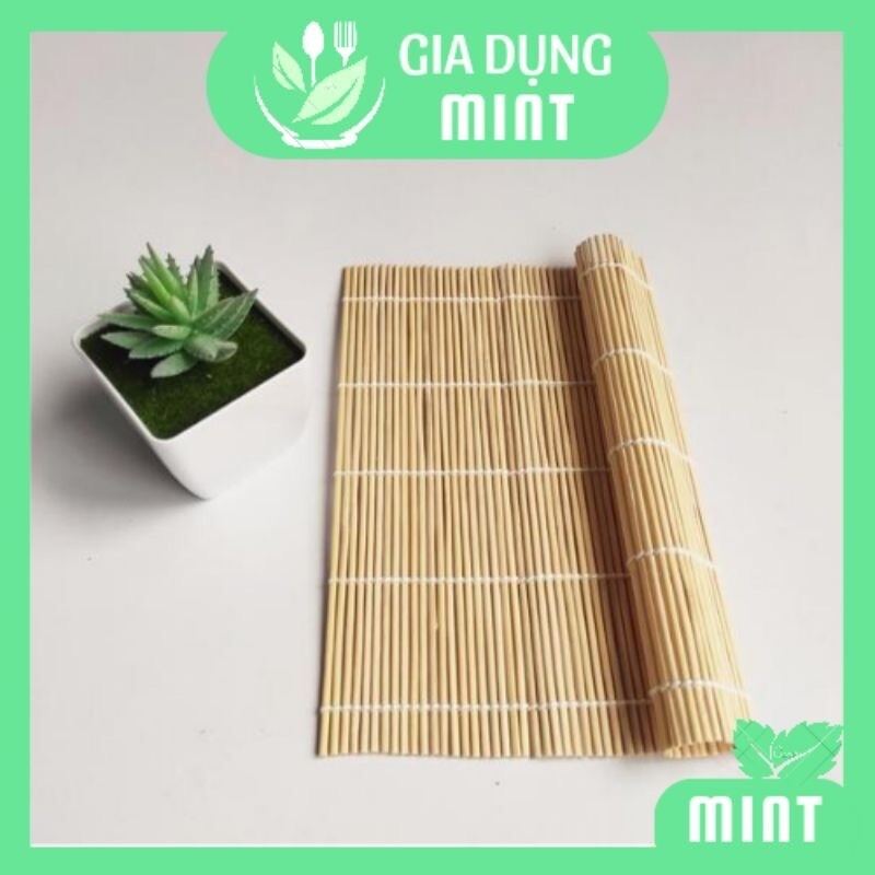 Mành tre cuộn Kimbap,shushi,cơm cuộn rong biển