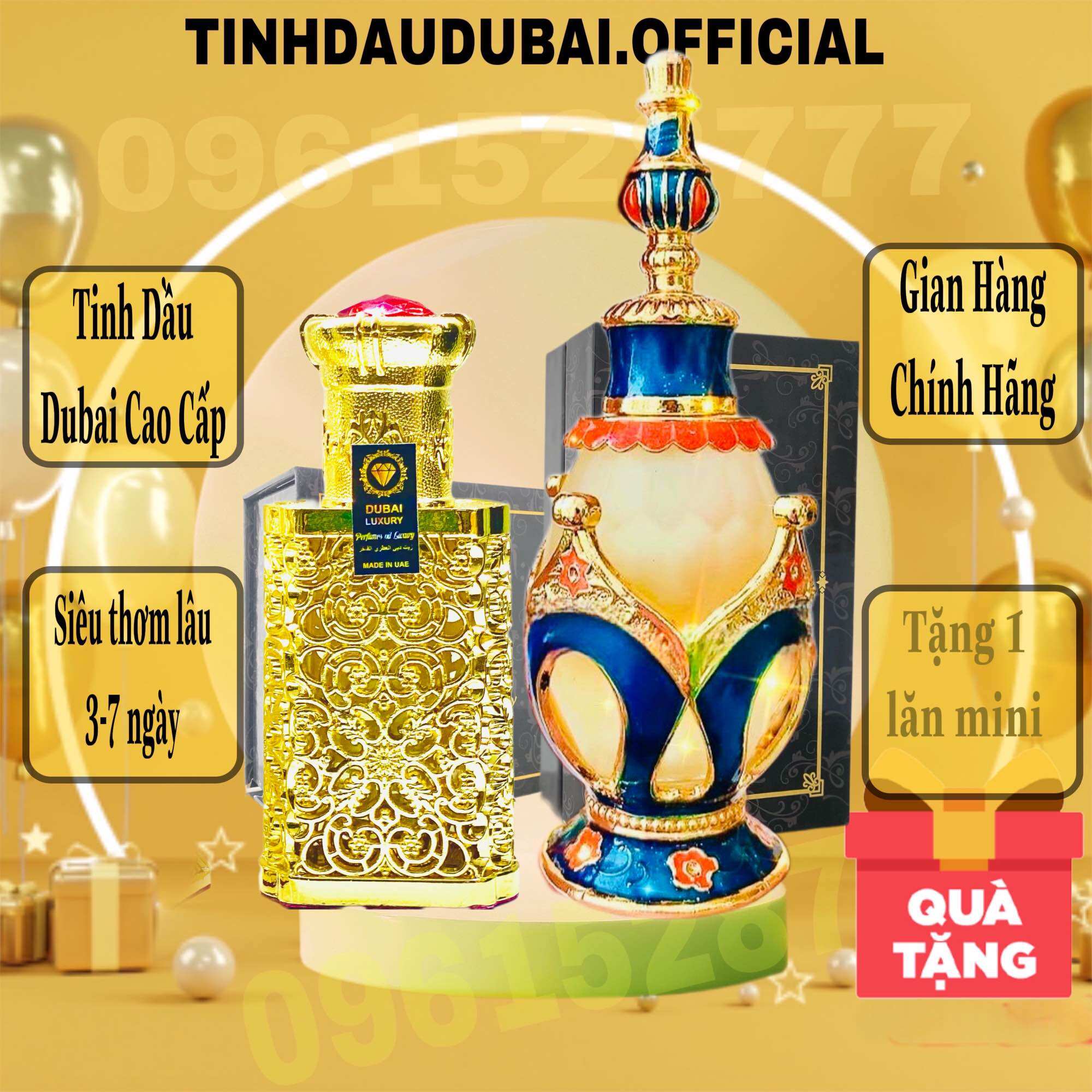 Tinh Dầu Dubai Nam #Polo_Blue siêu thơm lâu 15ml kèm hộp