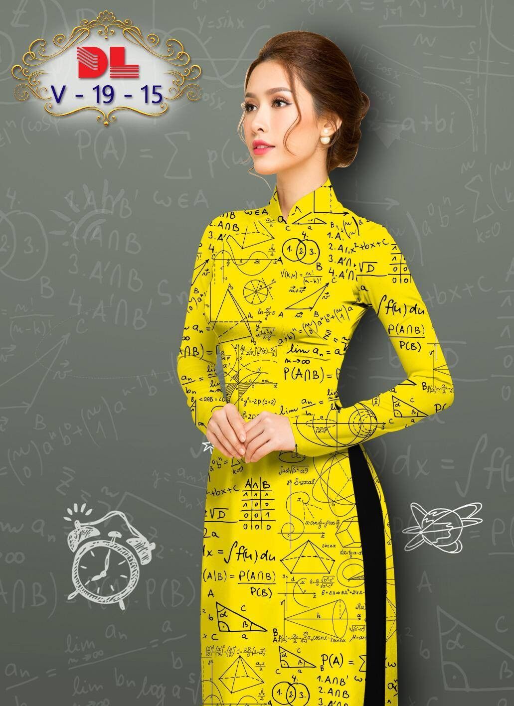 Vải áo dài môn toán