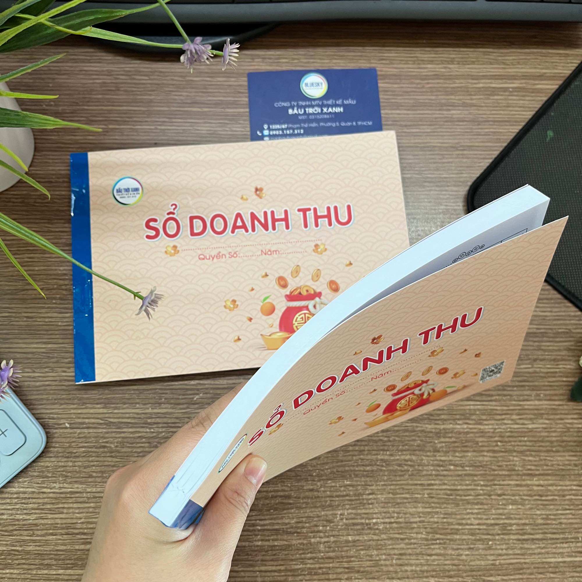 Sổ Doanh Thu Khổ A5 / 70 tờ giấy dày